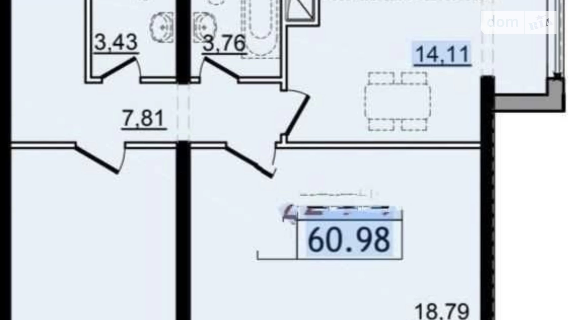 Продается 2-комнатная квартира 60 кв. м в Одессе, ул. Академика Сахарова