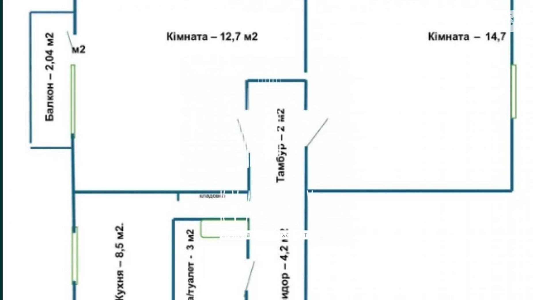 Продається 2-кімнатна квартира 47 кв. м у Києві, бул. Ярослава Гашека, 9