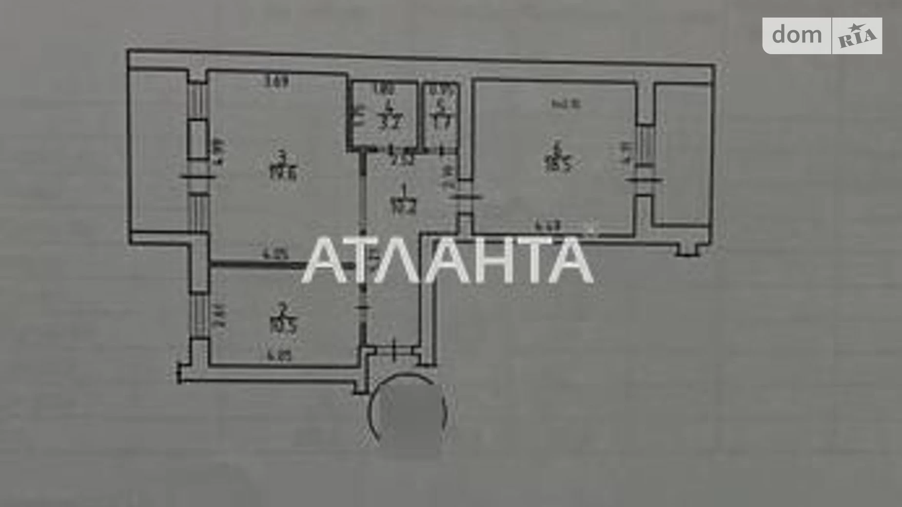 Продается 2-комнатная квартира 67 кв. м в Хлебодарском, ул. Черноморская, 7/3