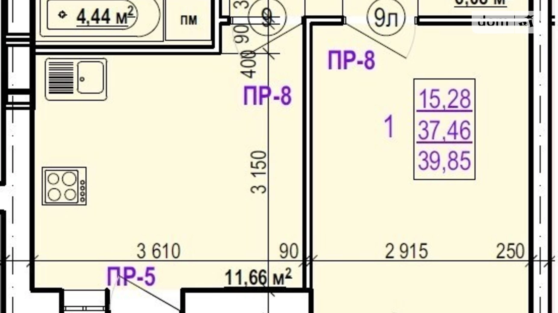 Продается 1-комнатная квартира 40 кв. м в Харькове, ул. Валентиновская - фото 2