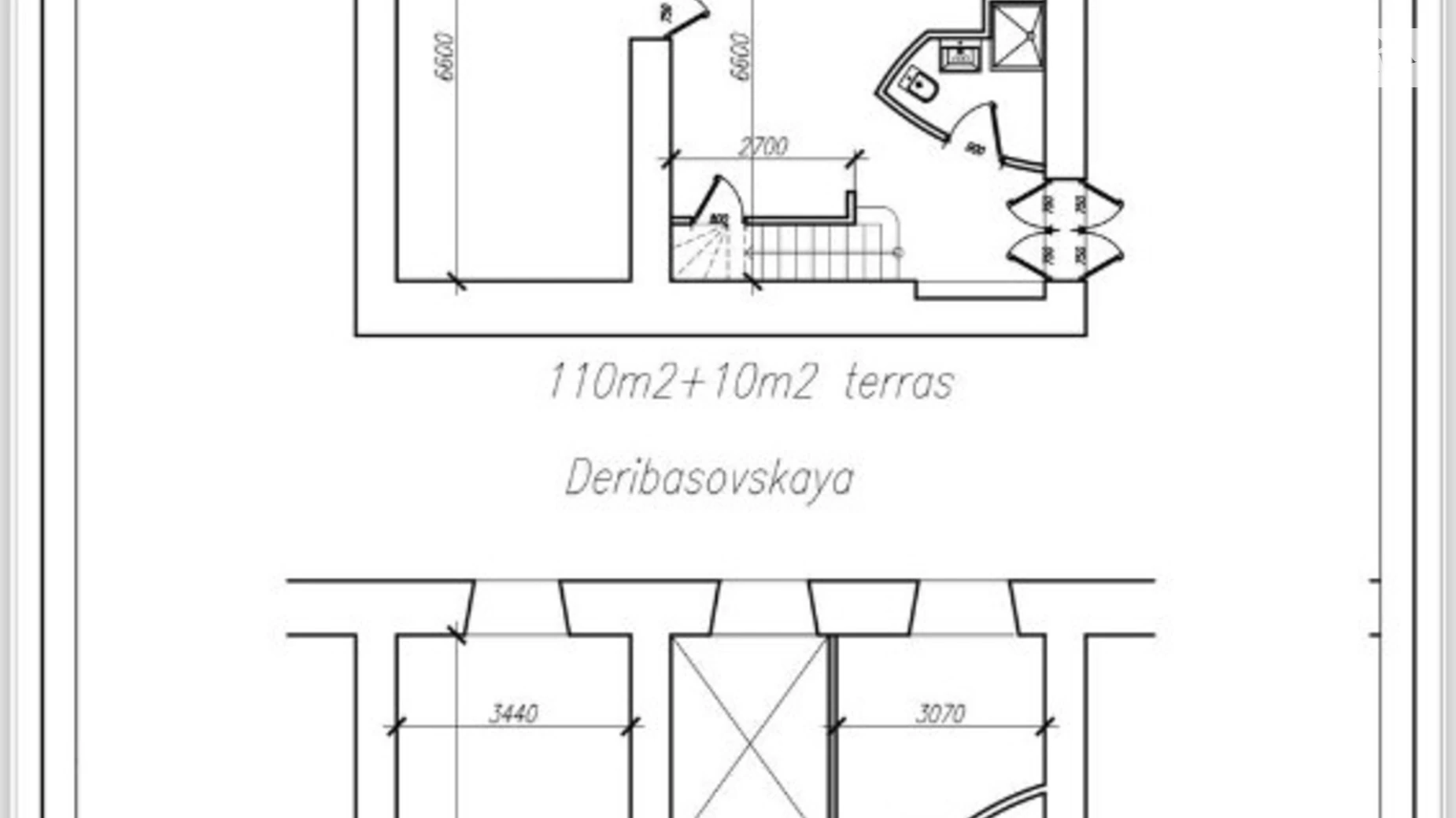 Продається 3-кімнатна квартира 110 кв. м у Одесі, вул. Дерибасівська, 18