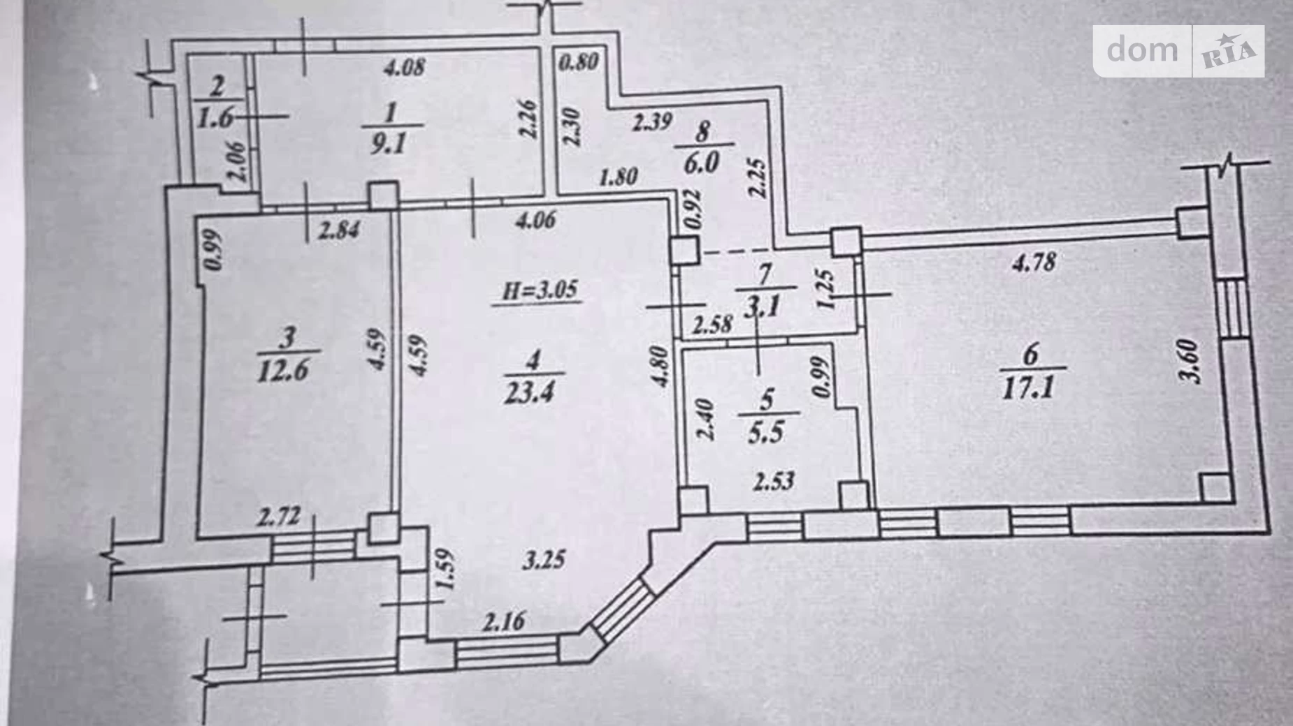 Продается 2-комнатная квартира 81 кв. м в Харькове, ул. Бакулина, 33 - фото 3