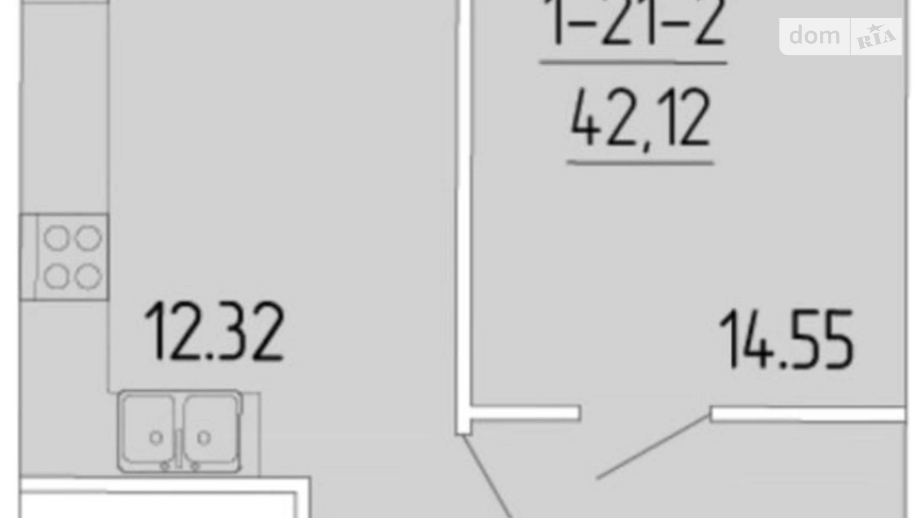 Продается 1-комнатная квартира 42 кв. м в Одессе, ул. Краснова, 3/65 - фото 3