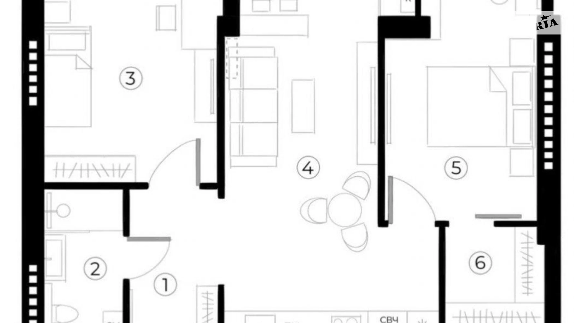 Продается 3-комнатная квартира 70 кв. м в Одессе, ул. Кондренко - фото 3