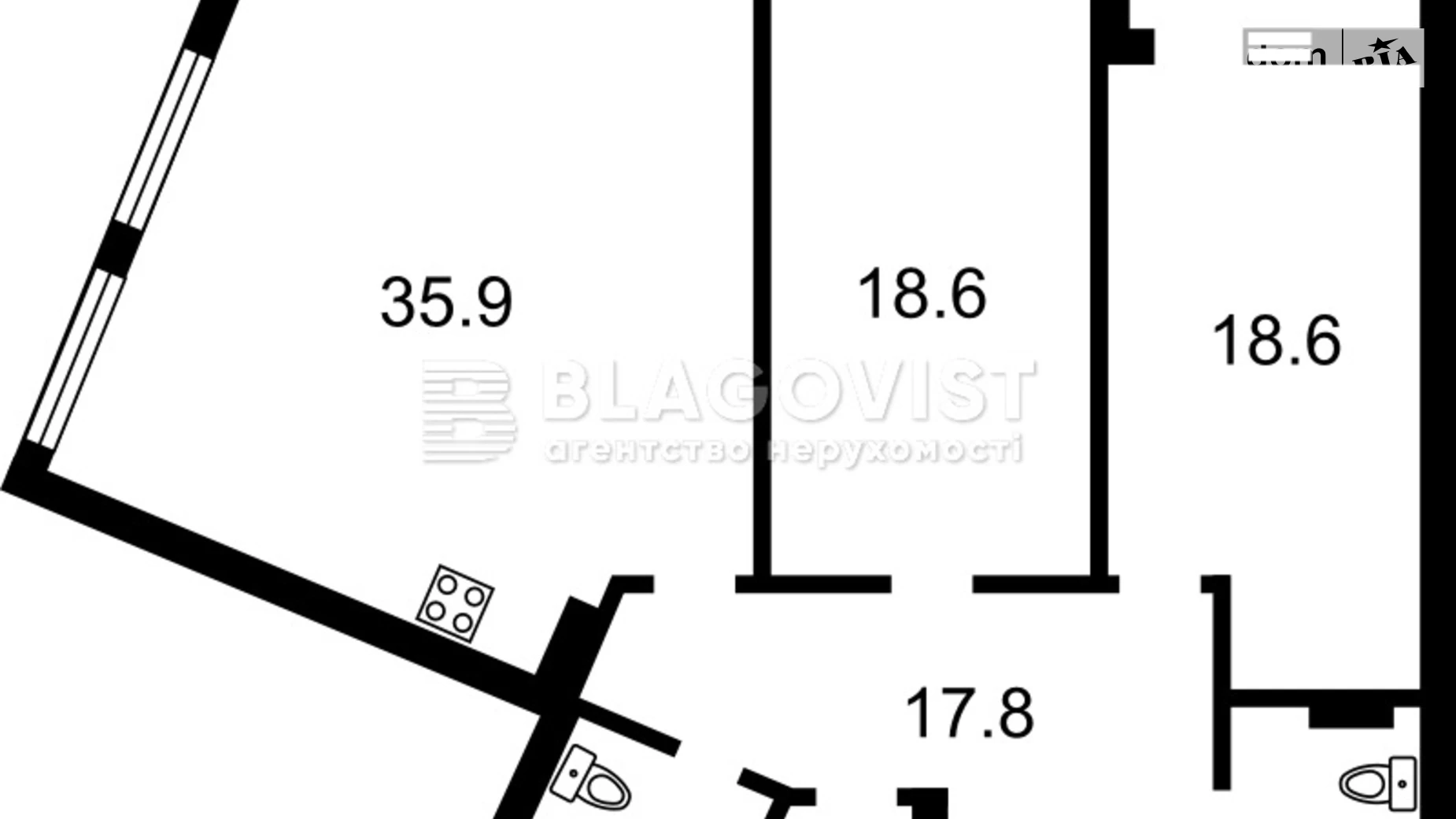 Продается 3-комнатная квартира 106 кв. м в Киеве, ул. Глубочицкая, 73 - фото 3