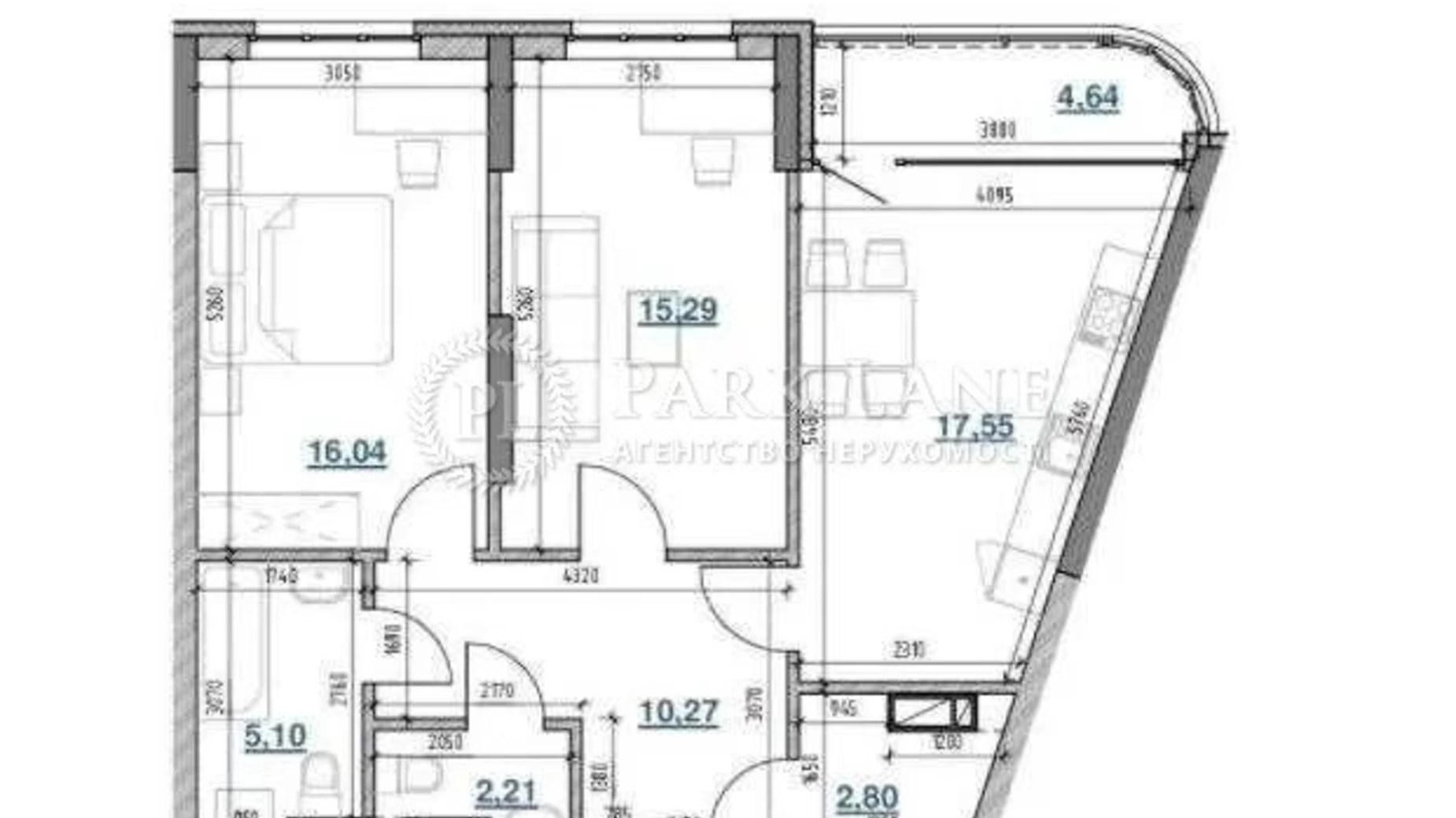 Продается 2-комнатная квартира 72 кв. м в Киеве, наб. Днепровская, 17В - фото 2