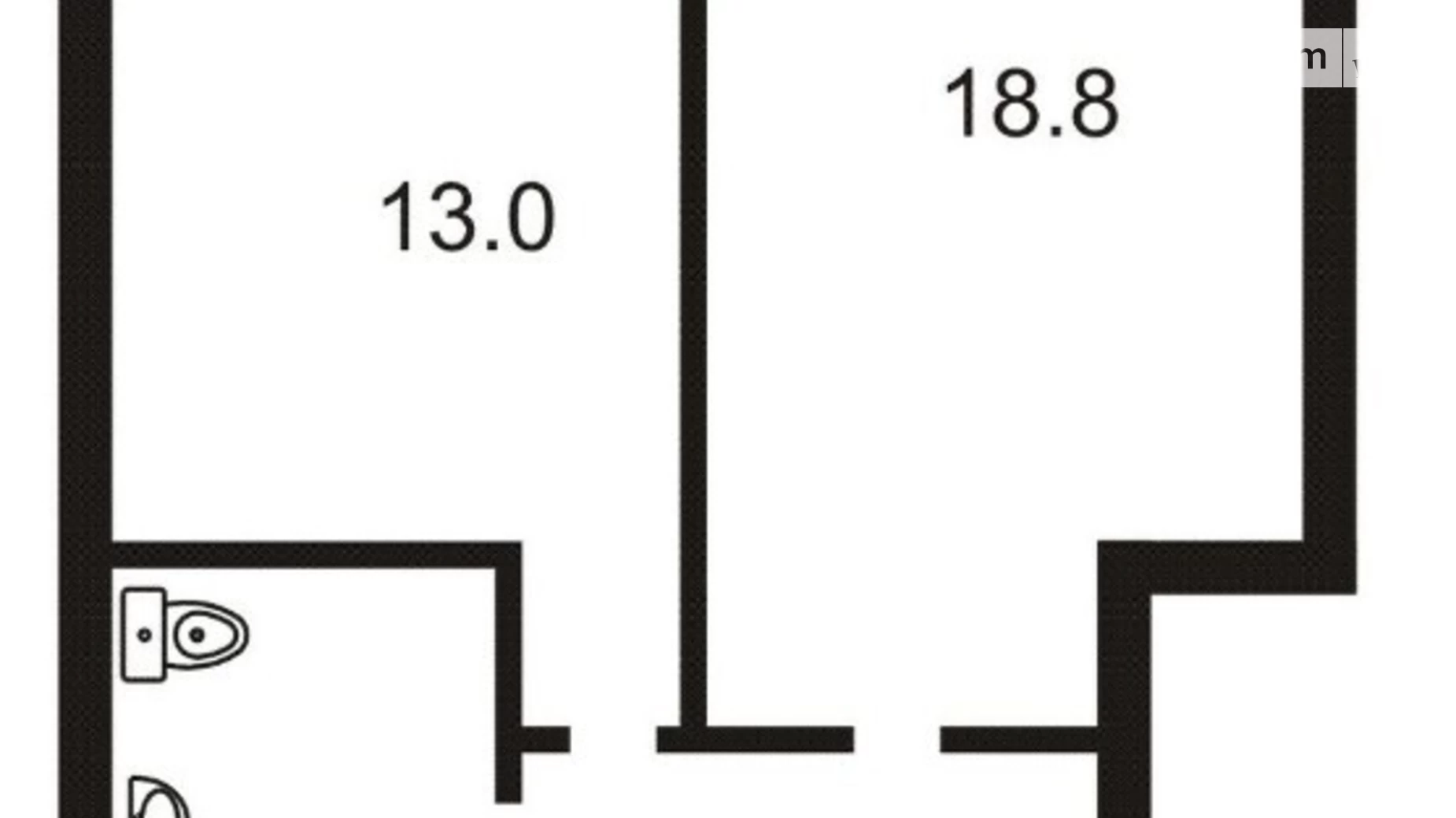 Продается 1-комнатная квартира 46 кв. м в Киеве, ул. Генерала Жмаченка, 28Б