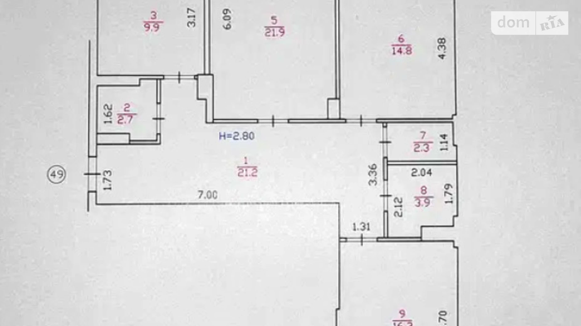 Продается 3-комнатная квартира 96 кв. м в Вишневом, ул. Витянская, 2