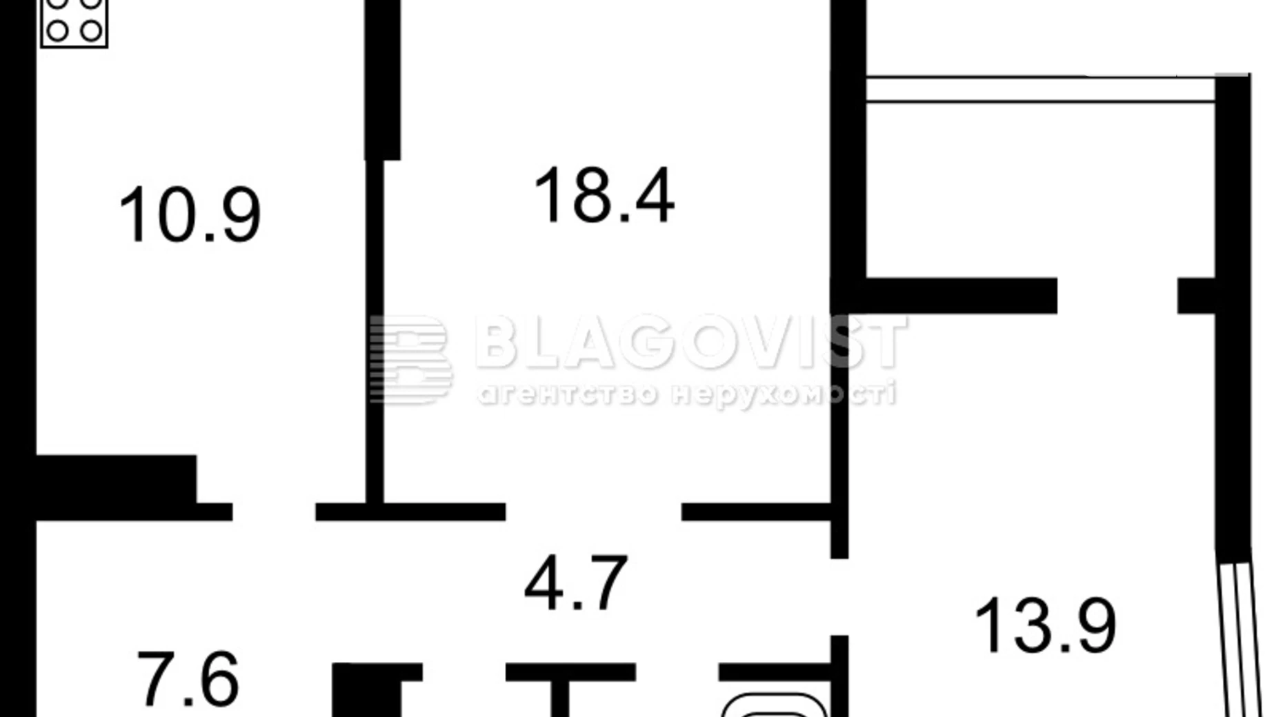 Продается 2-комнатная квартира 65 кв. м в Киеве, просп. Оболонский, 1