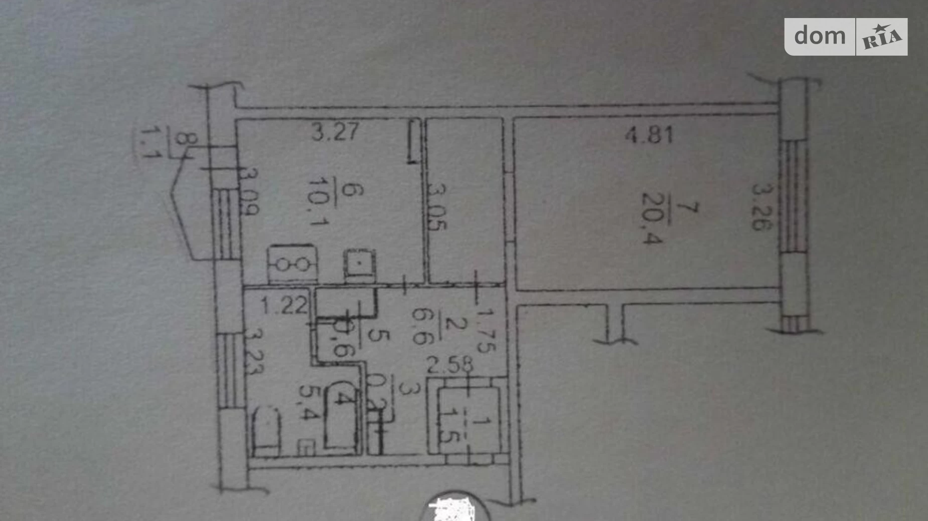 Продается 1-комнатная квартира 46 кв. м в Киеве, ул. Мрии(Академика Туполева), 20Д - фото 2