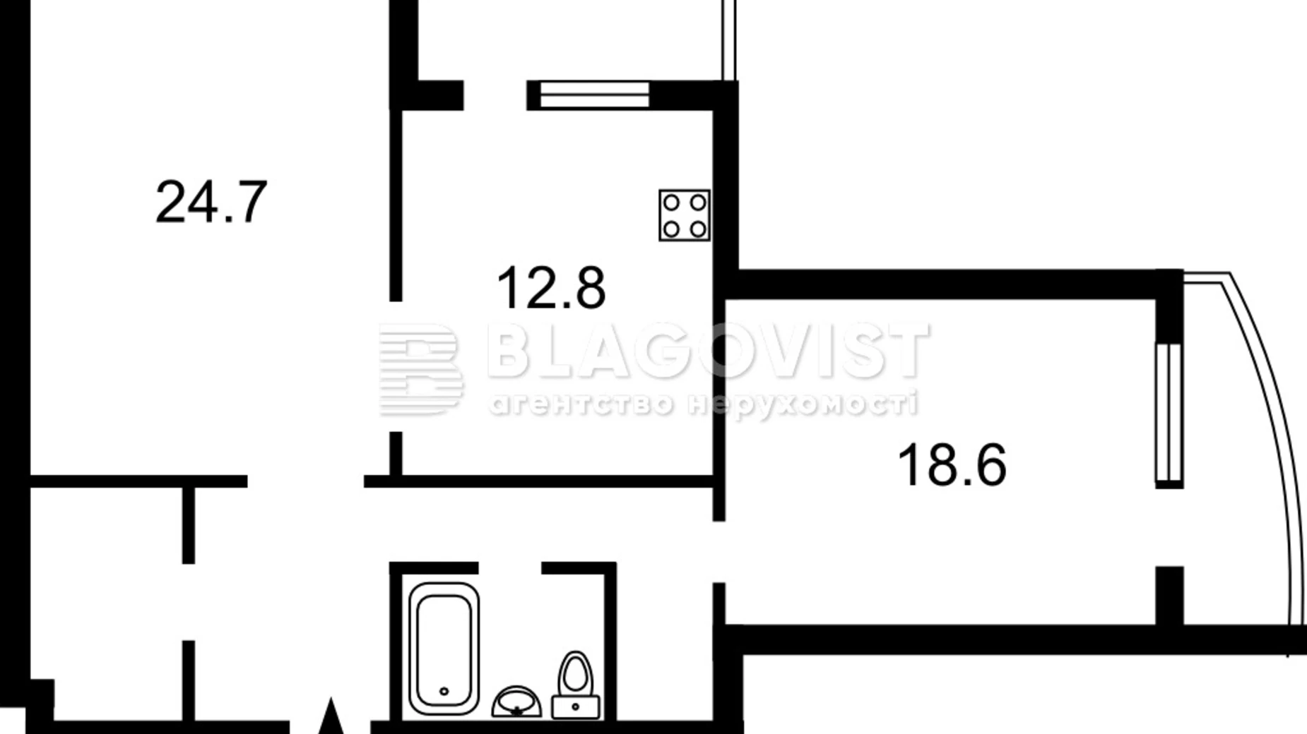 Продается 2-комнатная квартира 86 кв. м в Киеве, ул. Голосеевская, 13Б