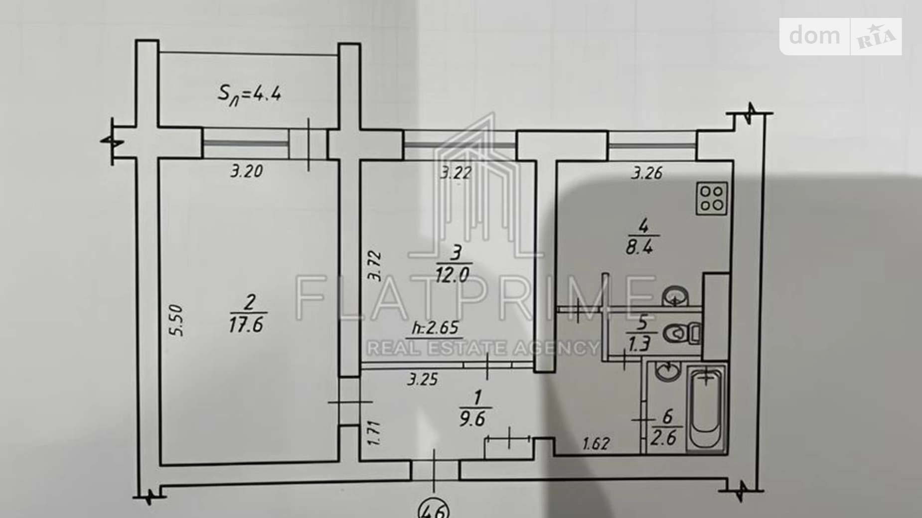 Продается 2-комнатная квартира 54 кв. м в Киеве, ул. Предславинская, 25 - фото 2