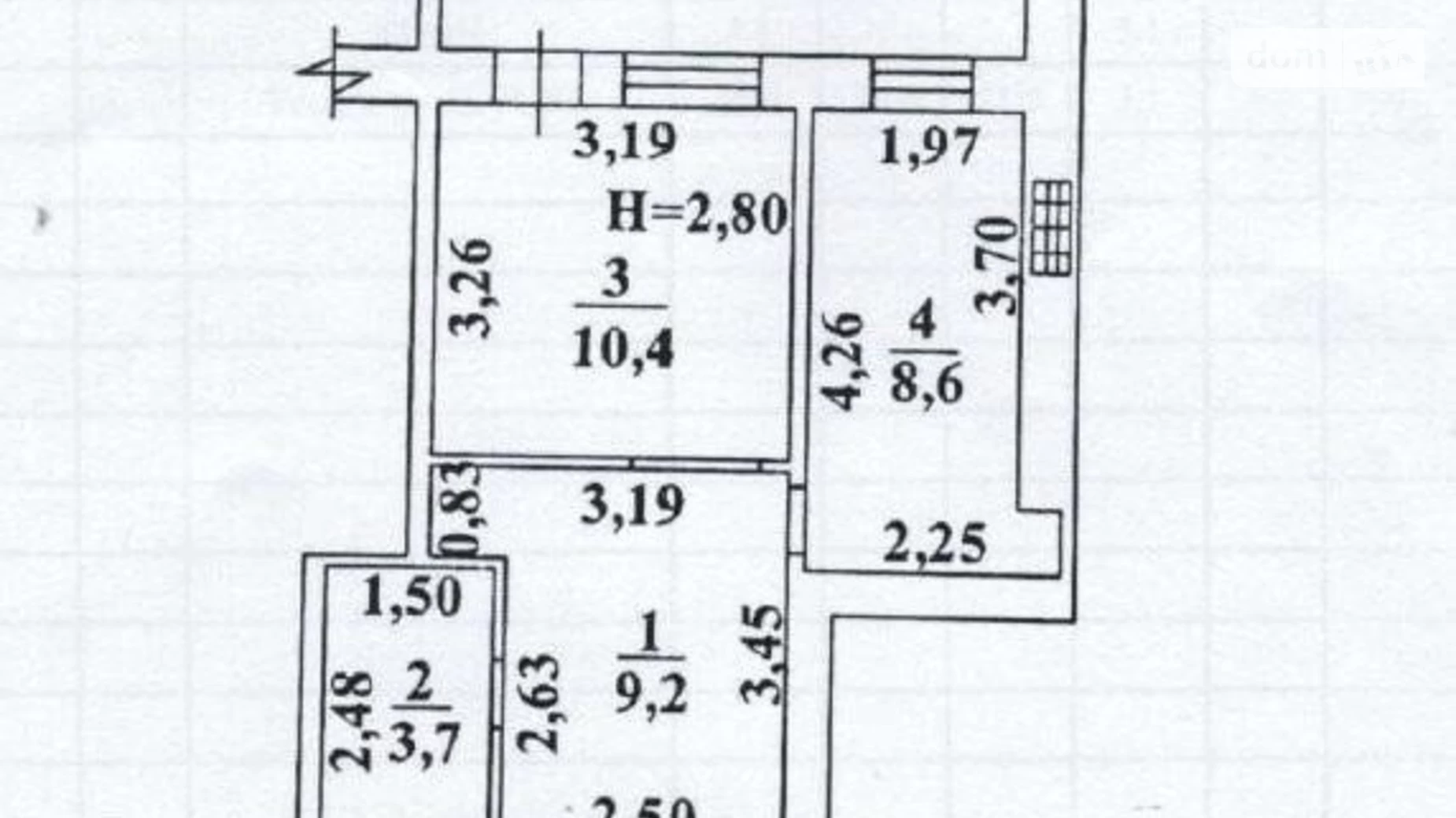 Продается 1-комнатная квартира 35 кв. м в Одессе - фото 3