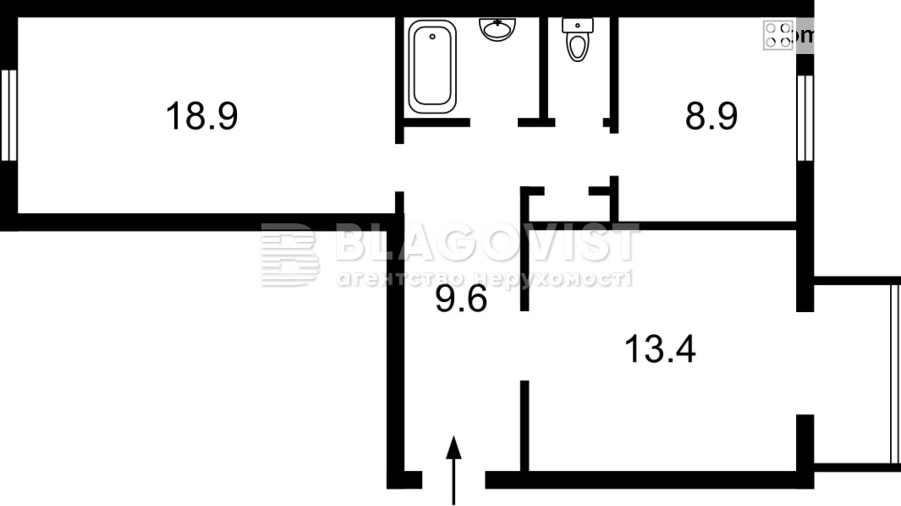 Продается 2-комнатная квартира 56 кв. м в Киеве, пер. Кости Гордиенко(Чекистов), 10