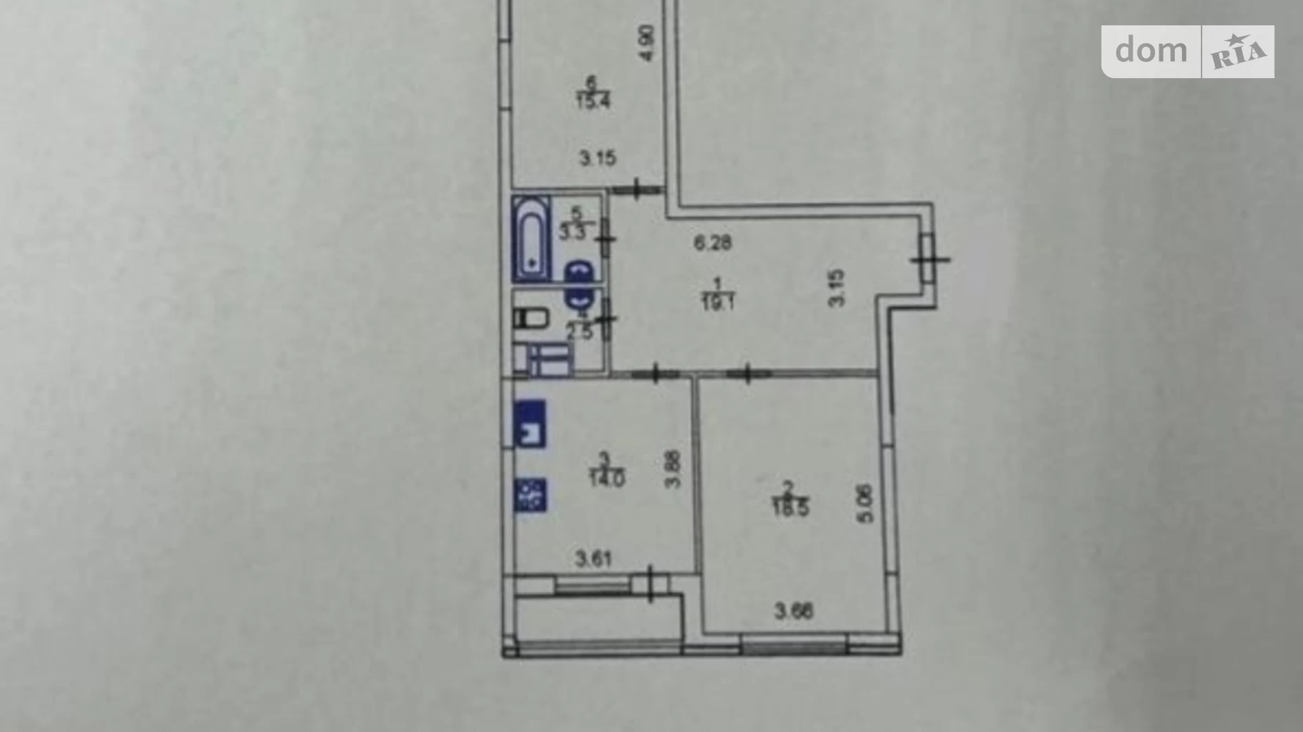 Продается 2-комнатная квартира 79 кв. м в Киеве, ул. Златоустовская, 27