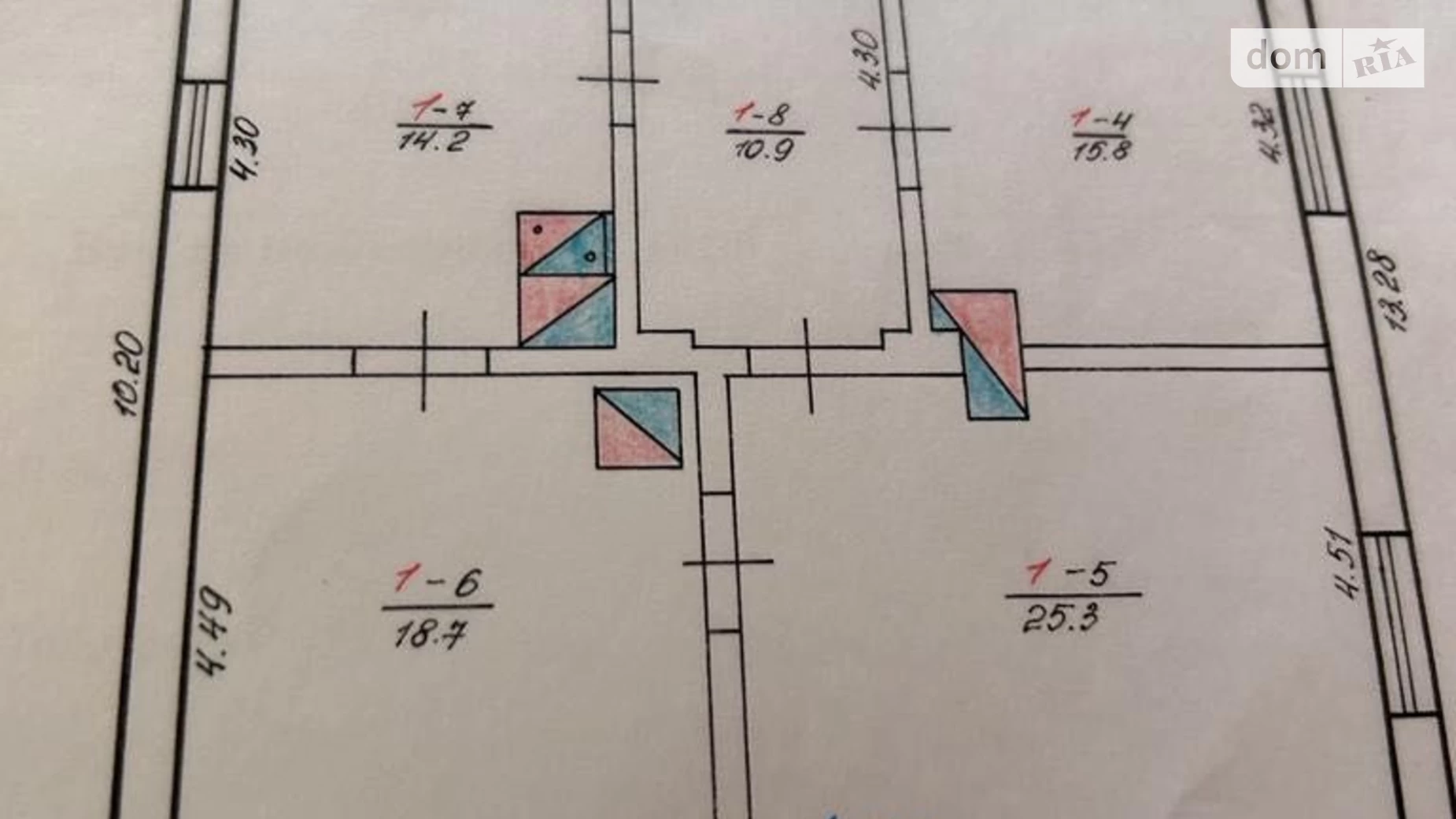 Продається одноповерховий будинок 102 кв. м з подвалом, Шкільна