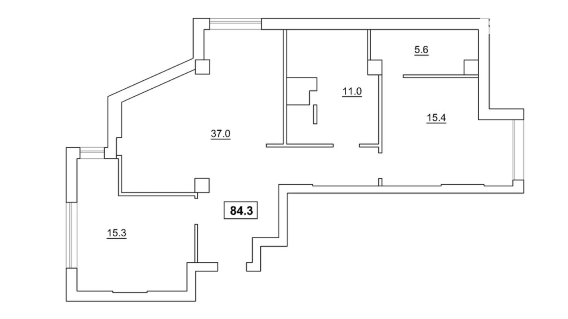 Продается 2-комнатная квартира 85 кв. м в Харькове, ул. Молочная, 52