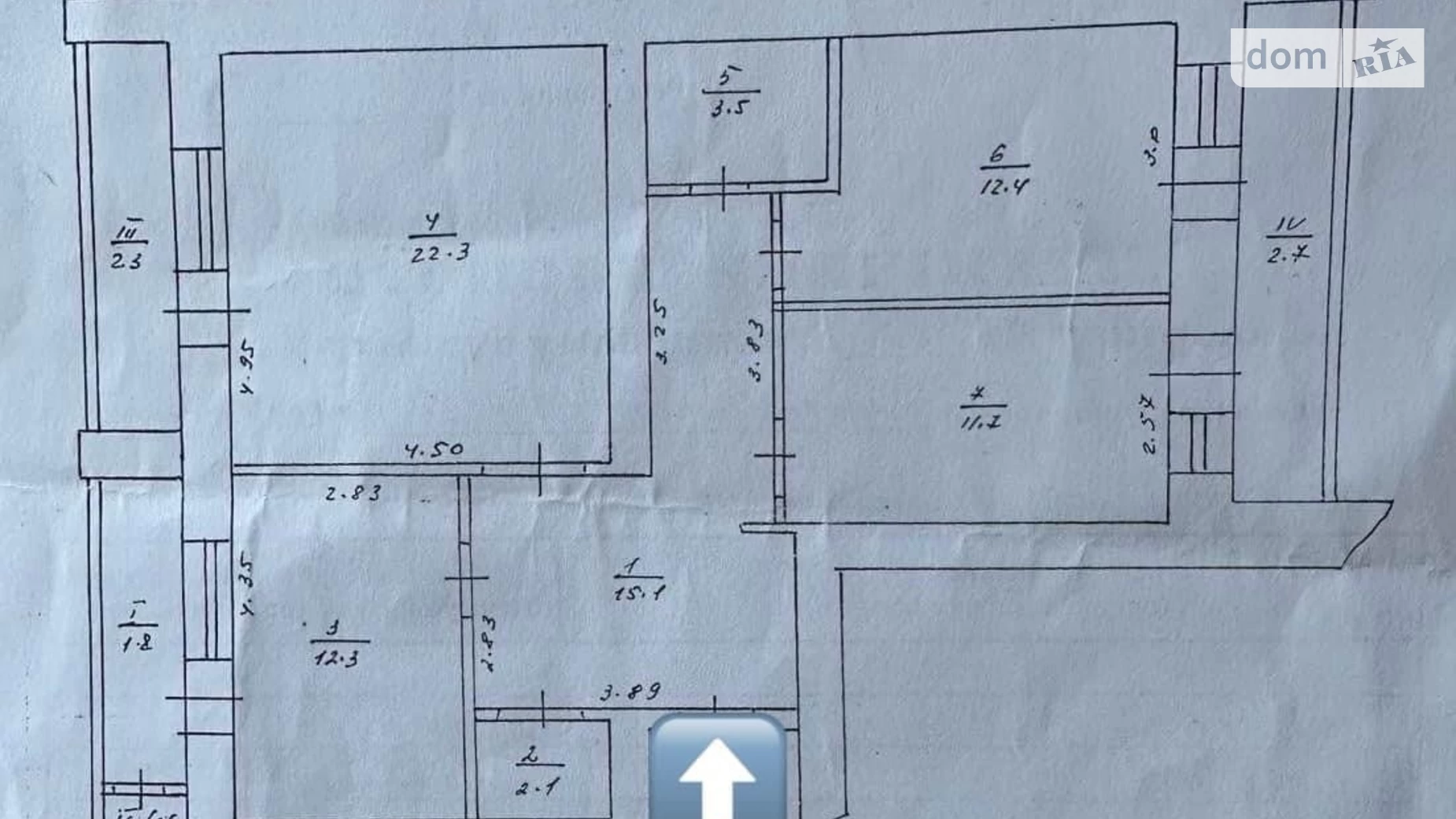 3-кімнатна квартира 87 кв. м у Тернополі, вул. Польового Омеляна, 2Б - фото 2