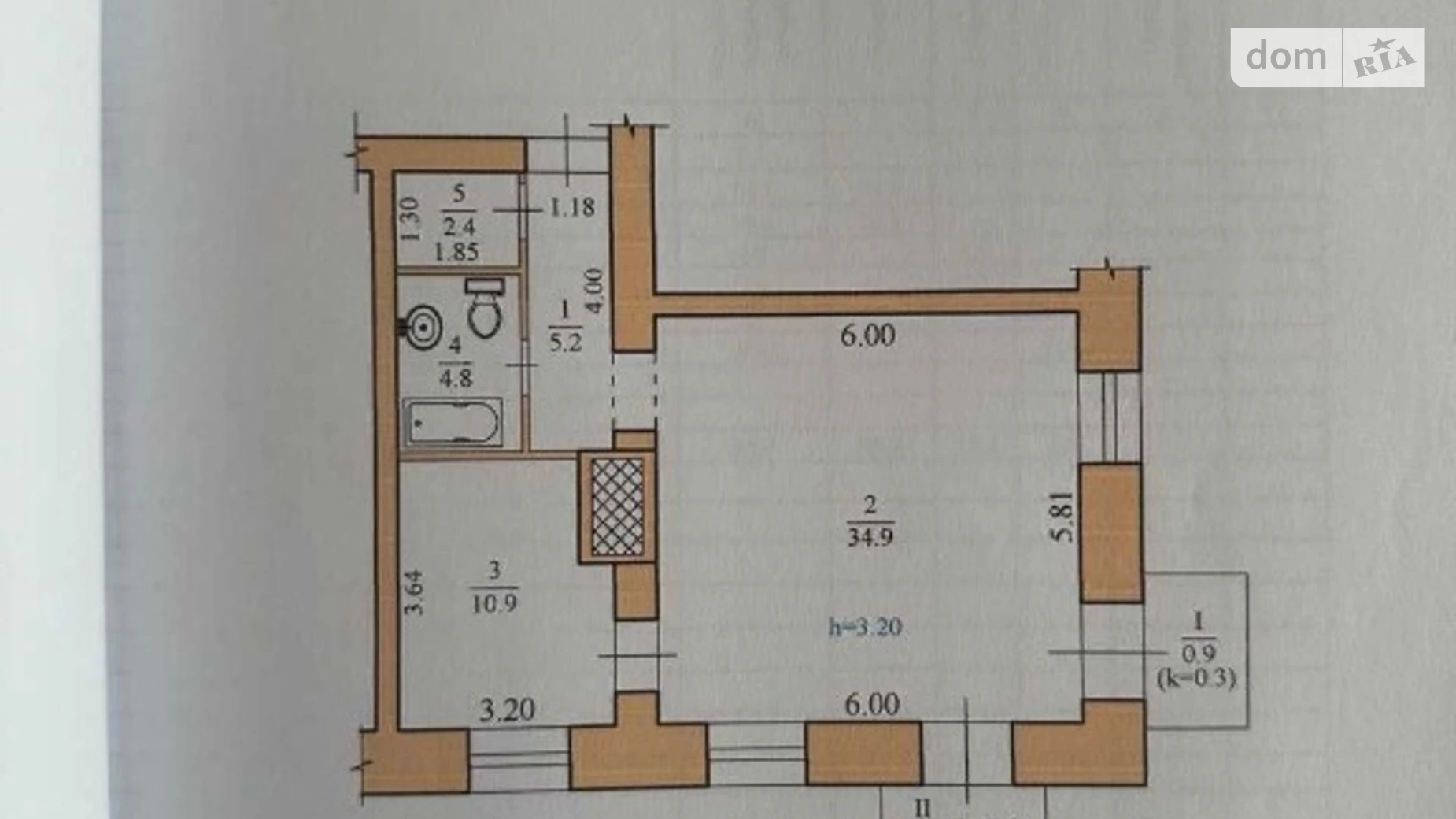 Продается 2-комнатная квартира 60 кв. м в Днепре, ул. Мостовая, 2 - фото 5