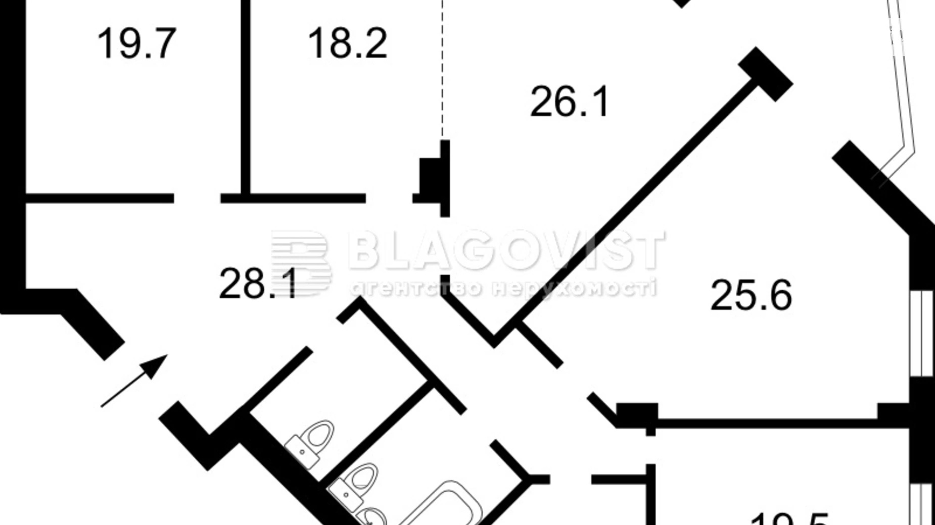 Продается 4-комнатная квартира 160 кв. м в Киеве, ул. Раисы Окипной, 4А