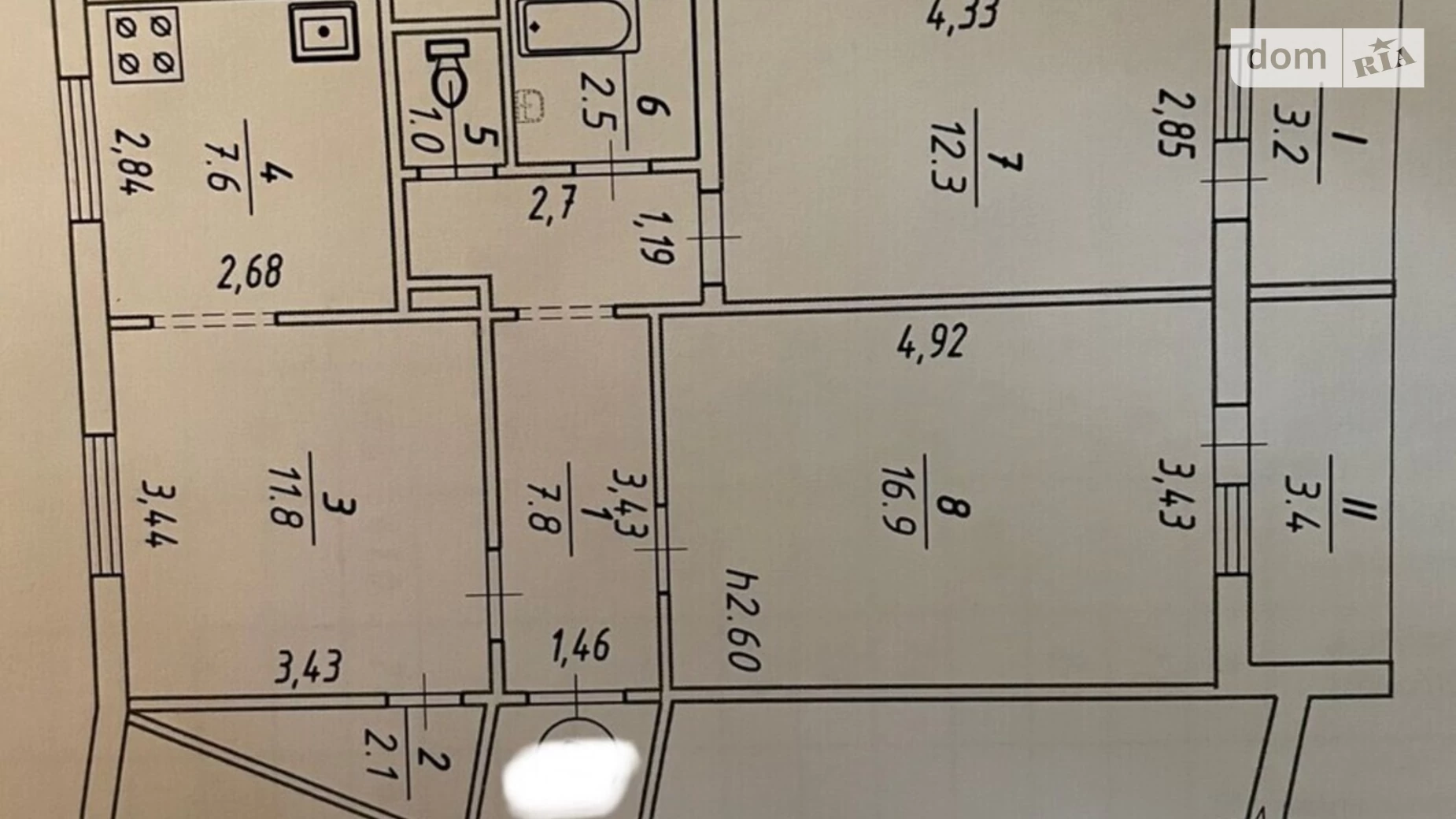 Продается 3-комнатная квартира 68 кв. м в Сумах, 2-я ул. Харьковская - фото 2