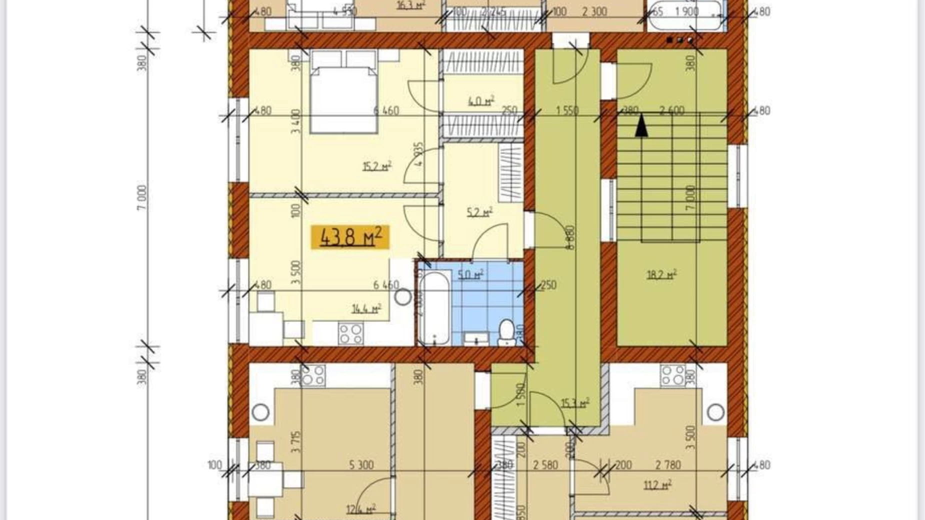 Продается 1-комнатная квартира 40 кв. м в Виннице, ул. Данила Нечая - фото 3