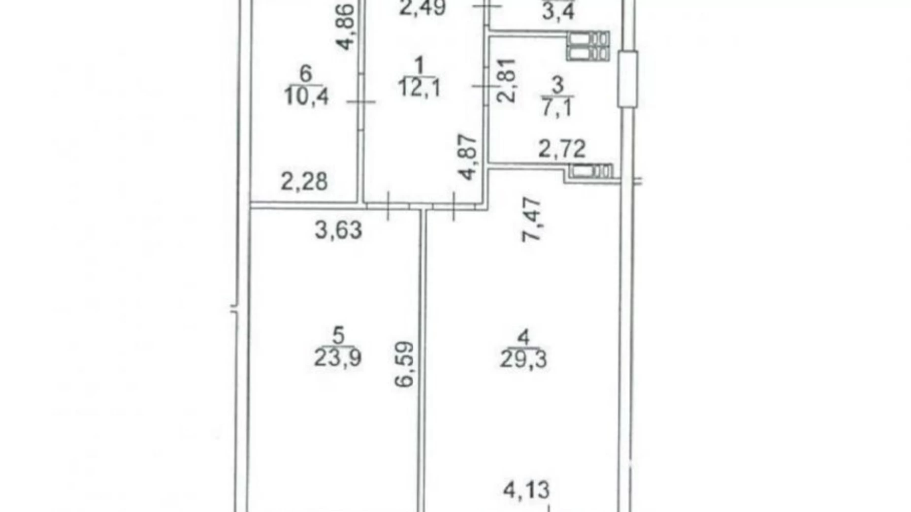 Продается 2-комнатная квартира 87 кв. м в Киеве, ул. Спасская, 35