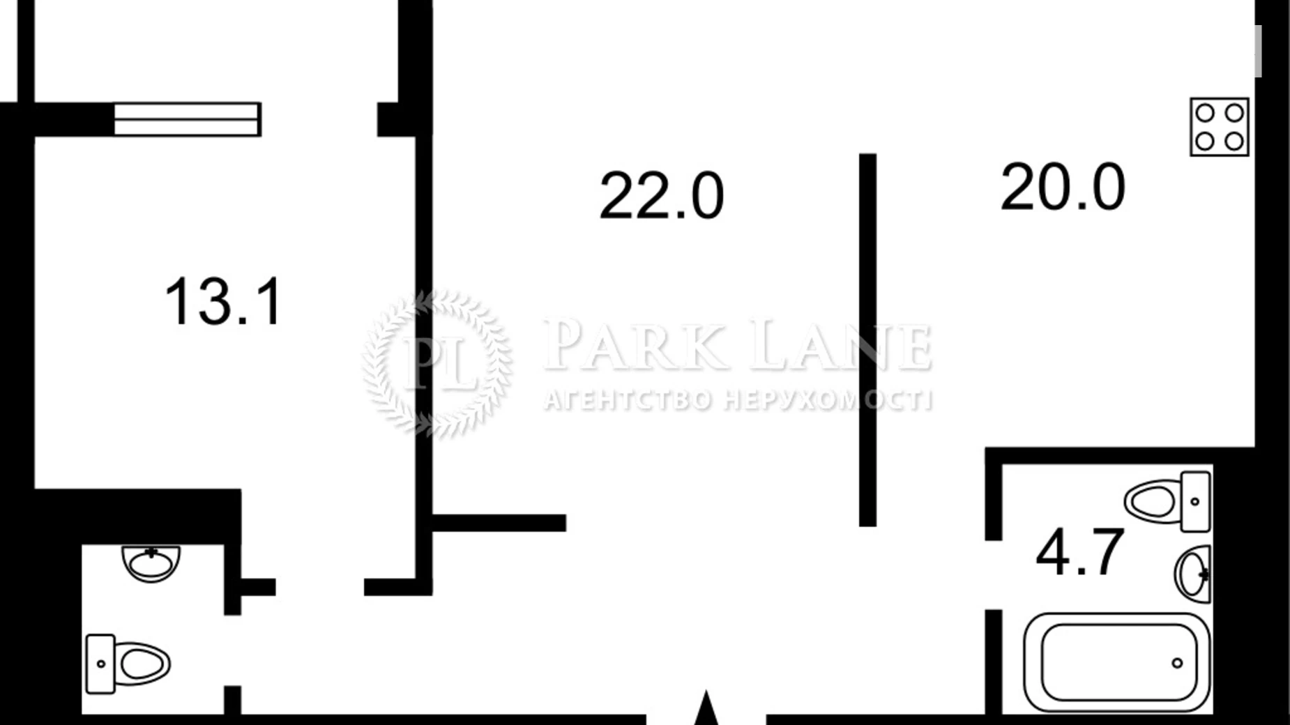 Продается 2-комнатная квартира 75 кв. м в Киеве, просп. Голосеевский(40-летия Октября), 30Б - фото 2