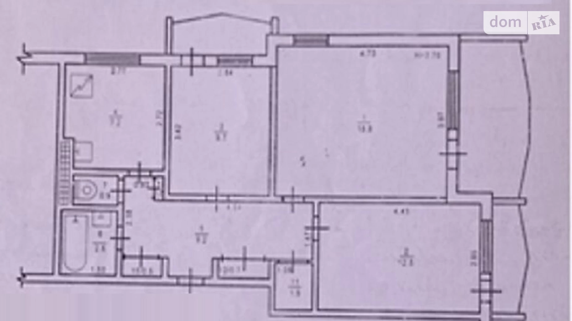 Продается 3-комнатная квартира 84 кв. м в Одессе, ул. Академика Королева - фото 3