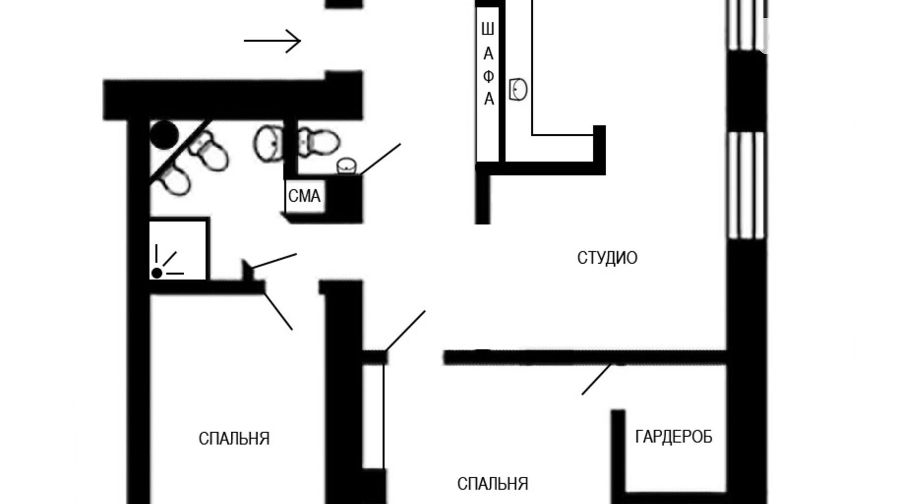 Продается 2-комнатная квартира 87 кв. м в Киеве, бул. Чоколовский, 10 - фото 2