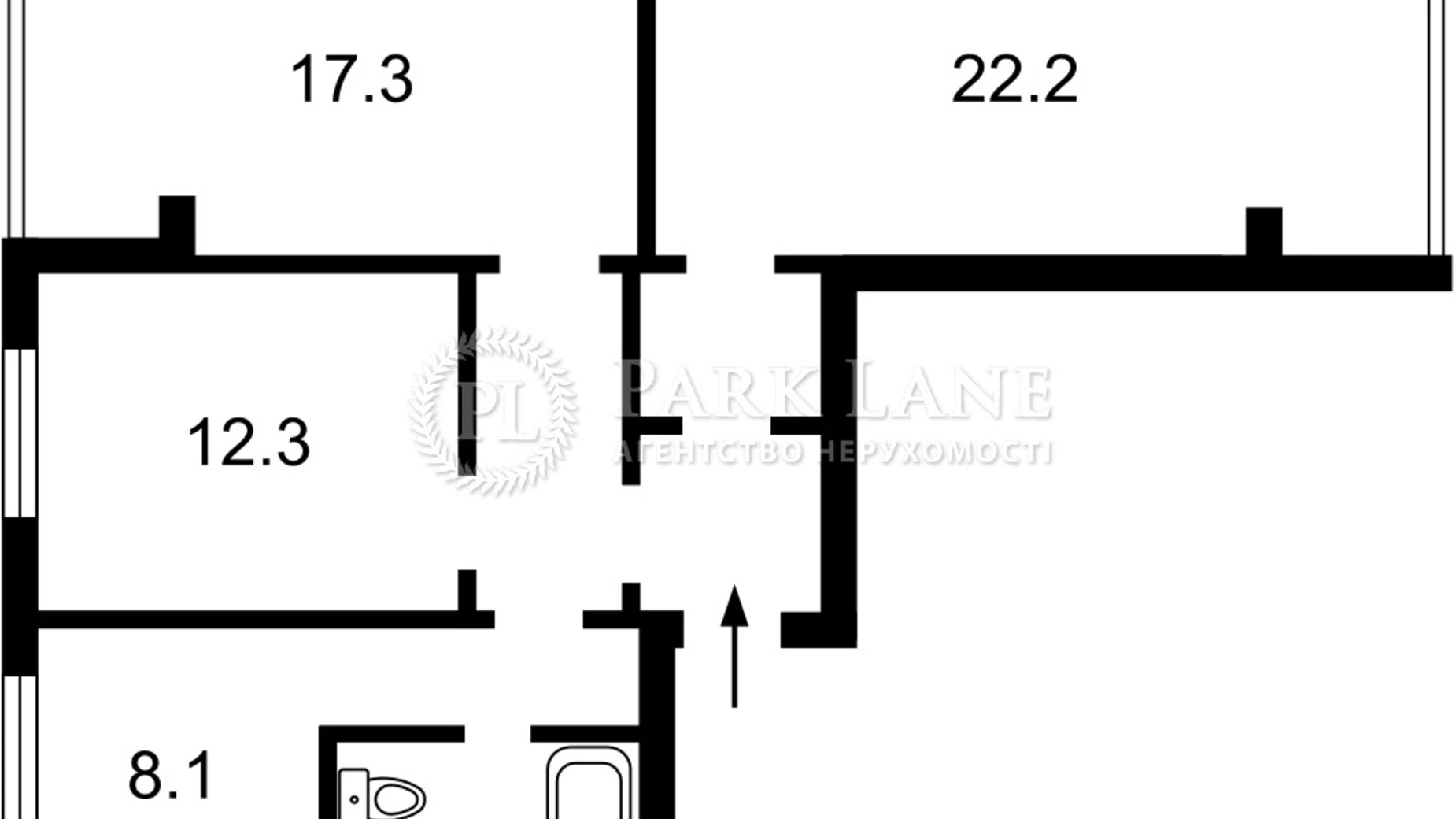 Продается 3-комнатная квартира 76.2 кв. м в Киеве, ул. Александра Мишуги, 3