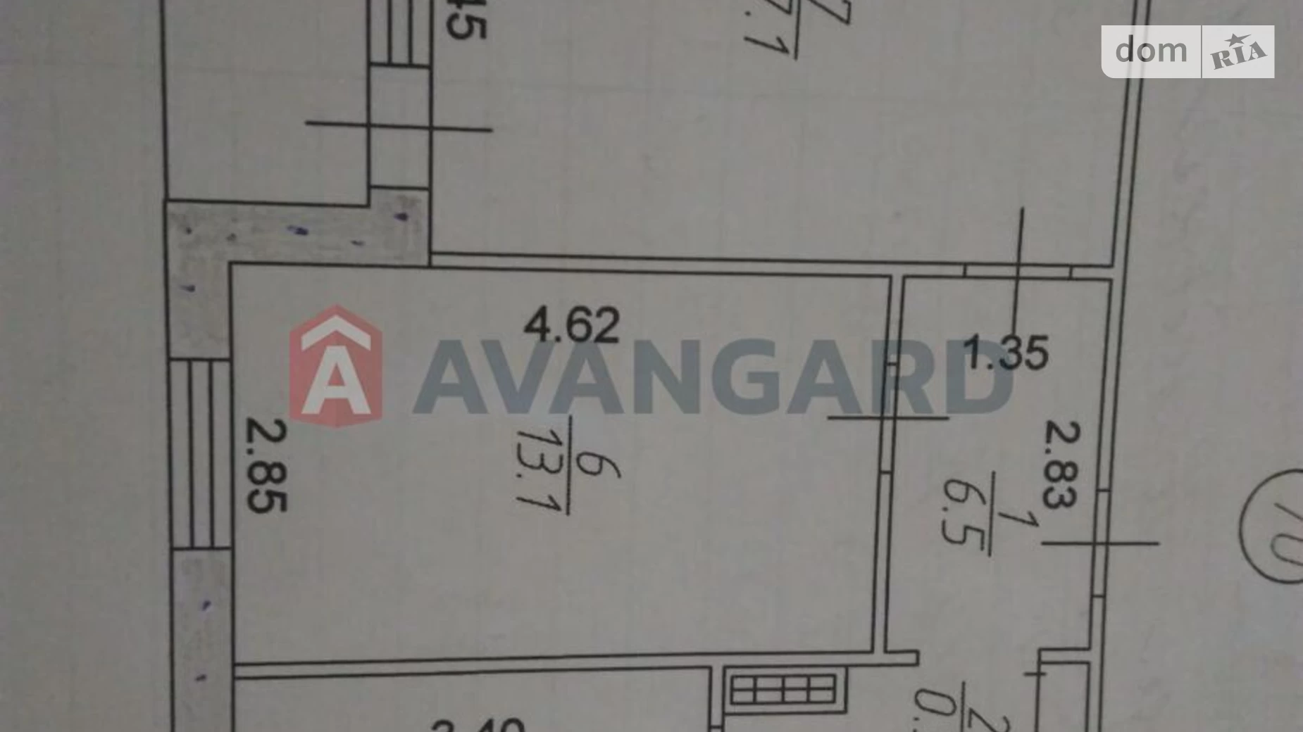 2-комнатная квартира 52 кв. м в Запорожье, ул. Калнышевского, 16