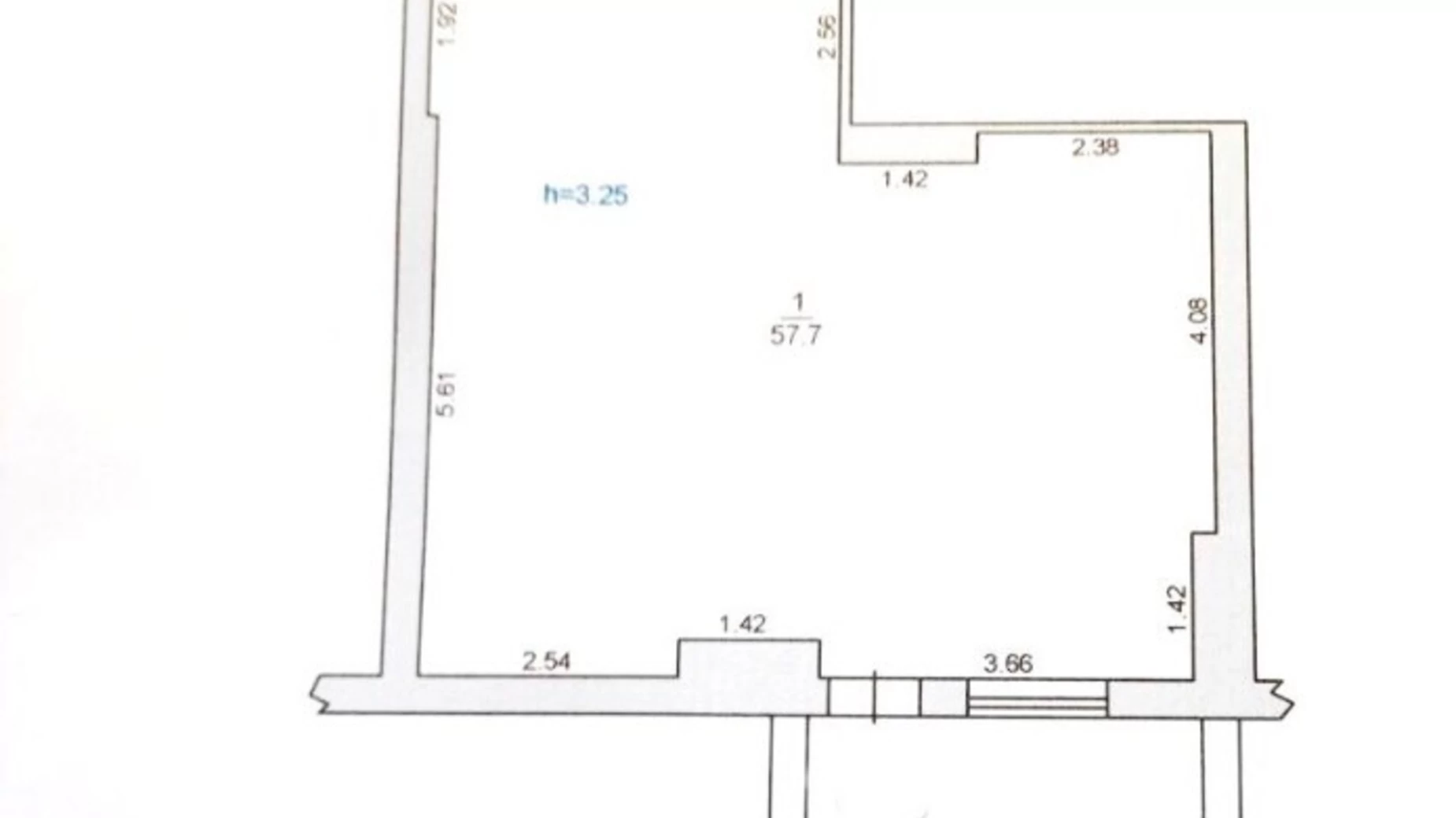 Продається 1-кімнатна квартира 58 кв. м у Чорноморську, вул. Парусна