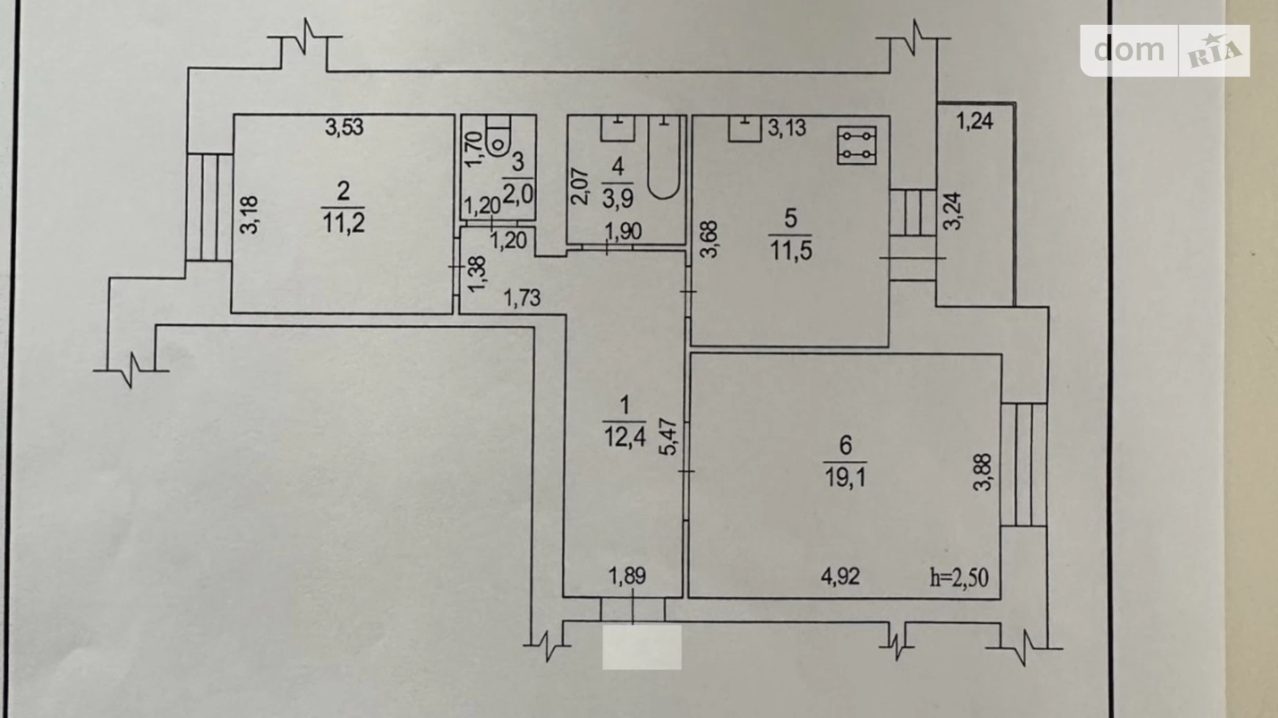 Продается 2-комнатная квартира 61.3 кв. м в Полтаве, ул. Джохара Дудаева(Никитченко), 3