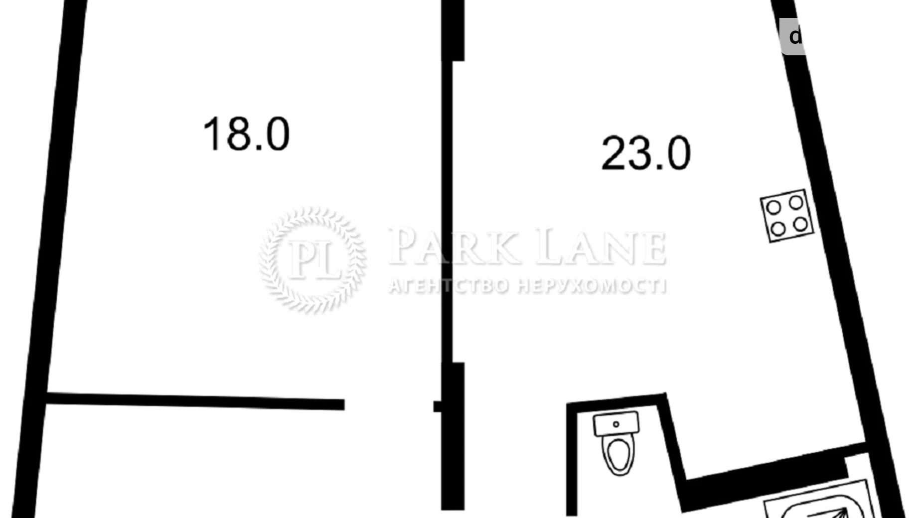 Продается 1-комнатная квартира 55 кв. м в Киеве, ул. Василия Тютюнника, 28А