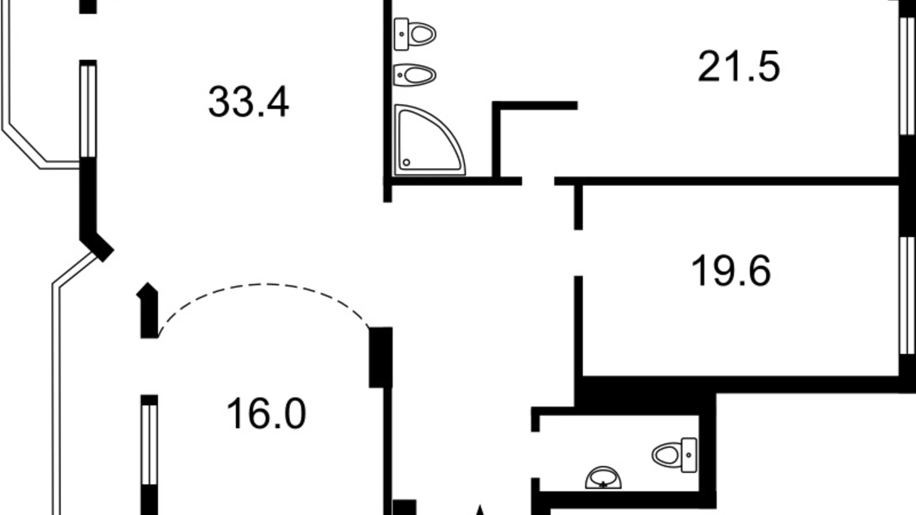 Продається 3-кімнатна квартира 132 кв. м у Києві, вул. Мокра(Кудряшова), 16