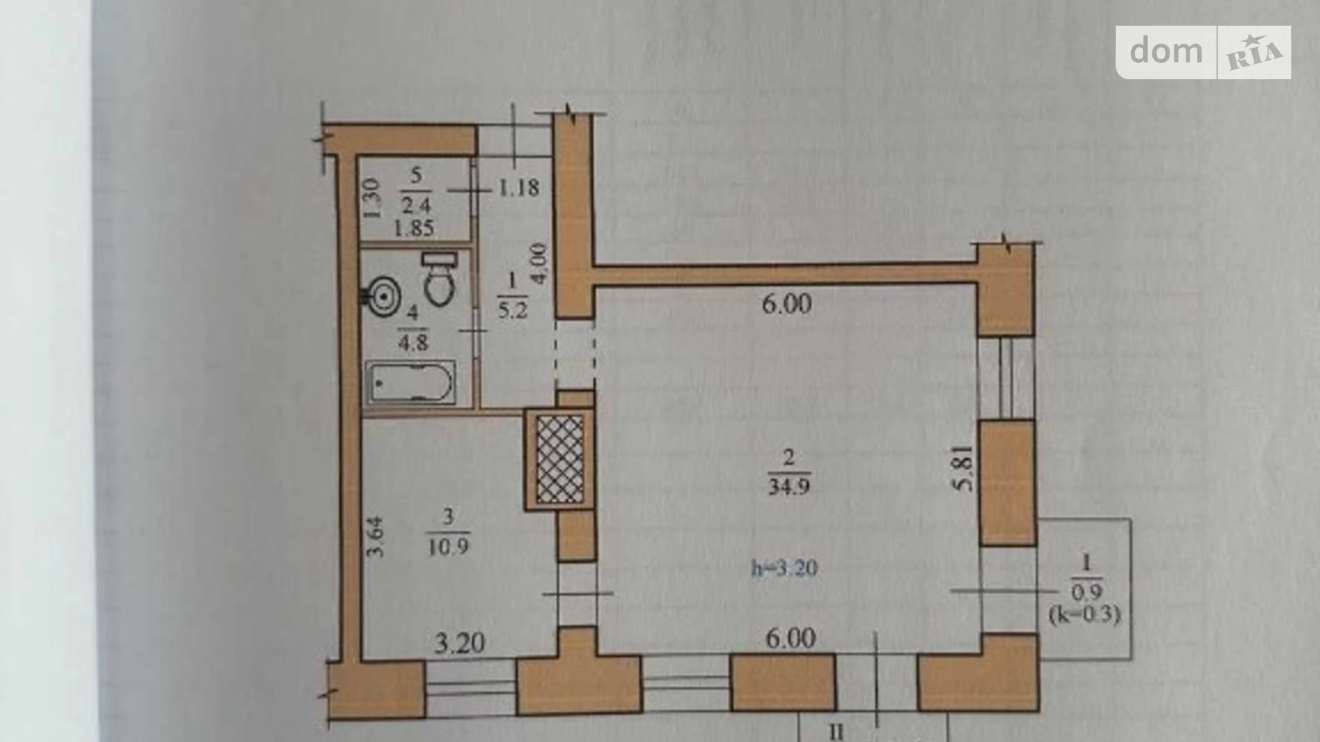 Продається 2-кімнатна квартира 60 кв. м у Дніпрі, вул. Мостова, 2