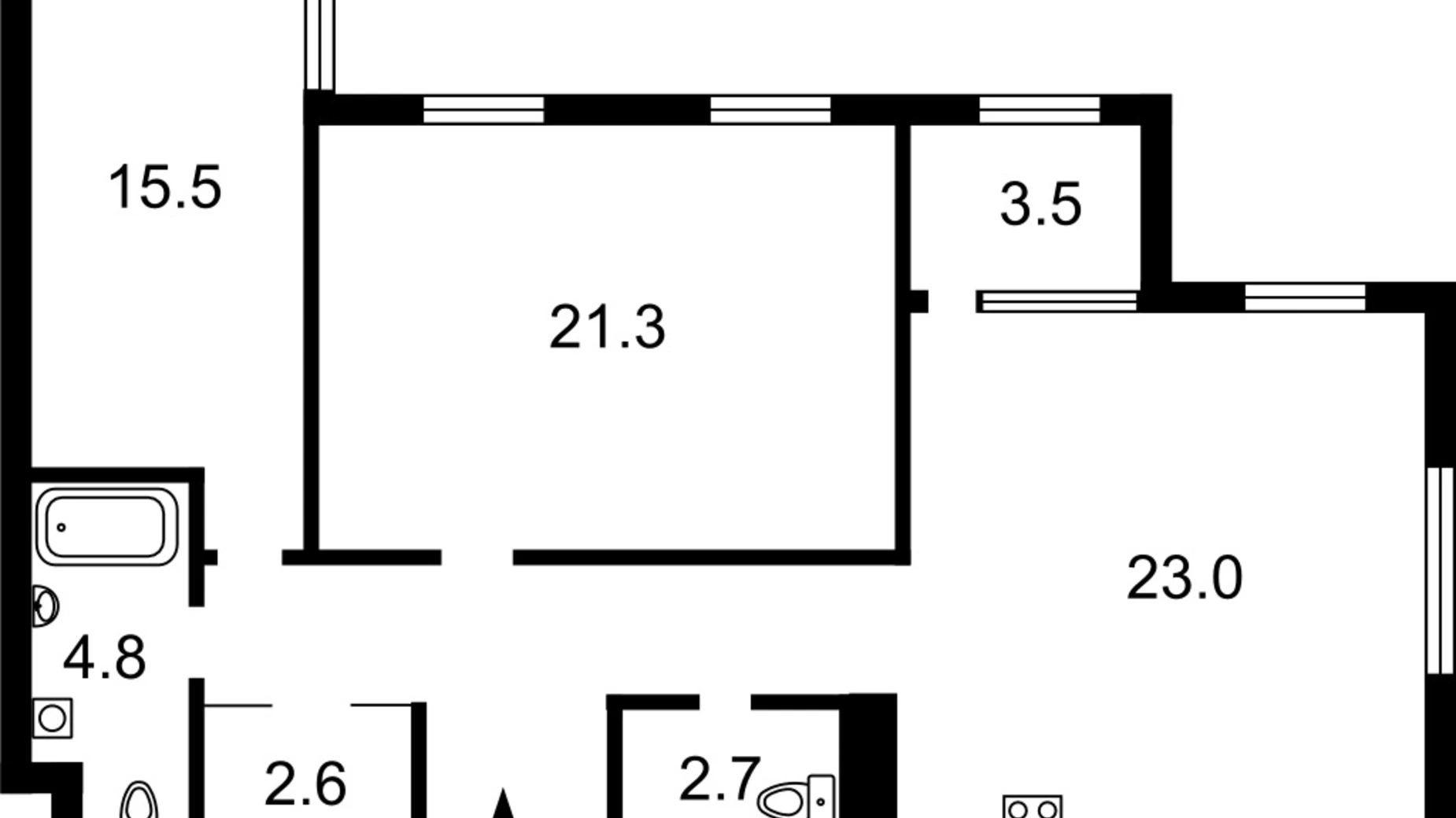 Продается 2-комнатная квартира 80 кв. м в Киеве, ул. Александра Олеся, 4А - фото 3