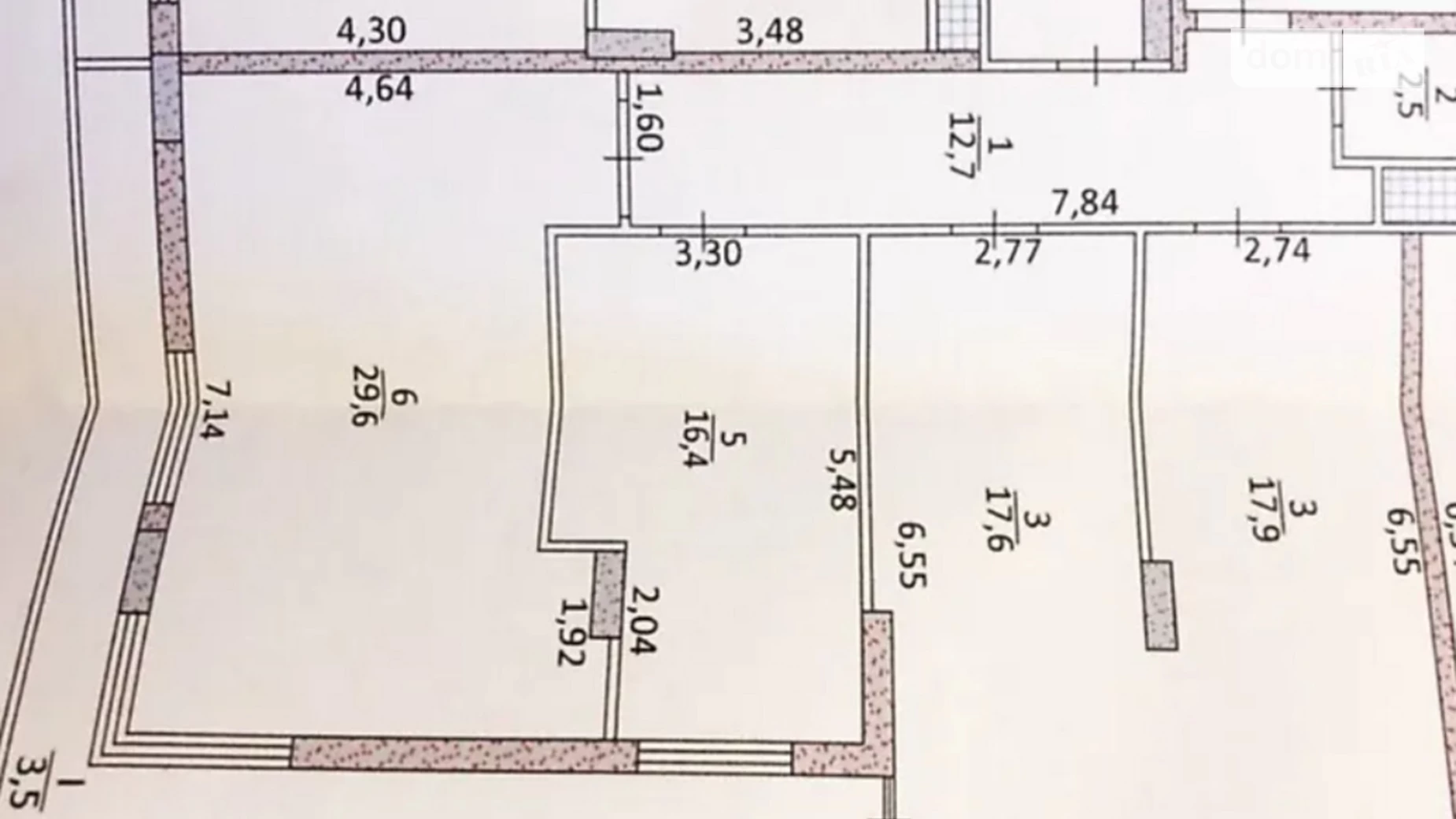 3-комнатная квартира 103 кв. м в Тернополе, ул. Мира