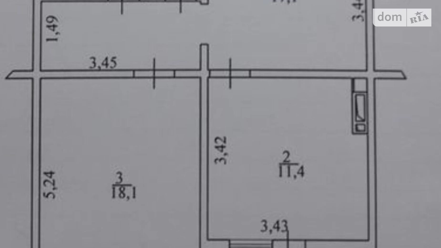 Продается 1-комнатная квартира 55 кв. м в Киеве, ул. Николая Винграновского, 5