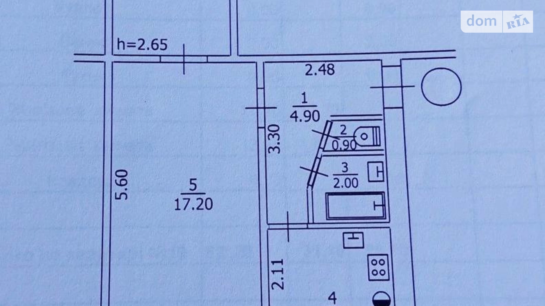 Продається 2-кімнатна квартира 52 кв. м у Білій Церкві, вул. Архипа Люльки(Карбишева), 30