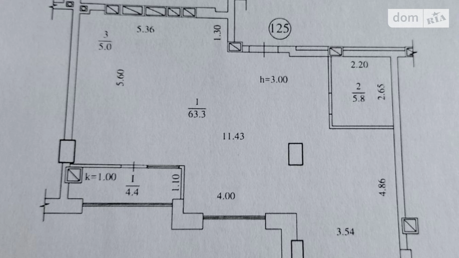 Продається 3-кімнатна квартира 79 кв. м у Дніпрі, бул. Кучеревського, 1