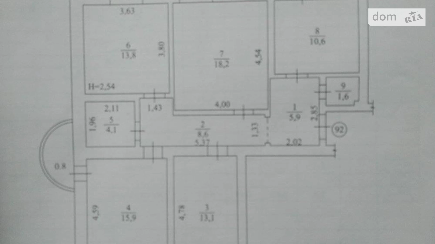 Продается 4-комнатная квартира 94.9 кв. м в Виннице, вул. Антонова Олега, 29