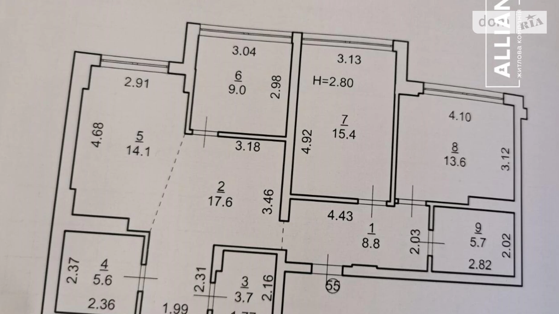 Продается 3-комнатная квартира 96 кв. м в Угорниках, ул. Героев Николаева(Сеченова), 129А - фото 3