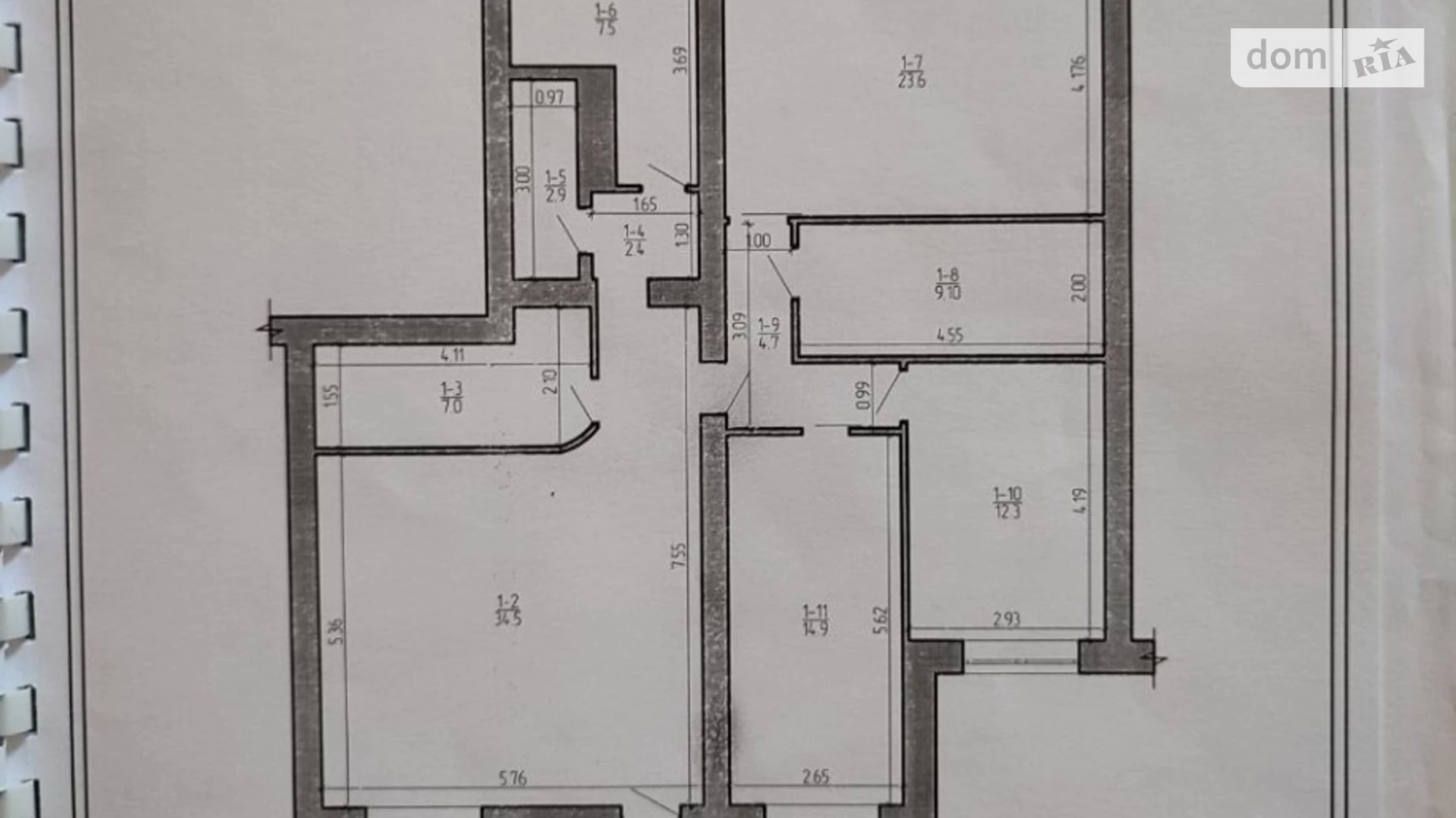 Продается 1-комнатная квартира 123 кв. м в Хмельницком, ул. Храновского, 16