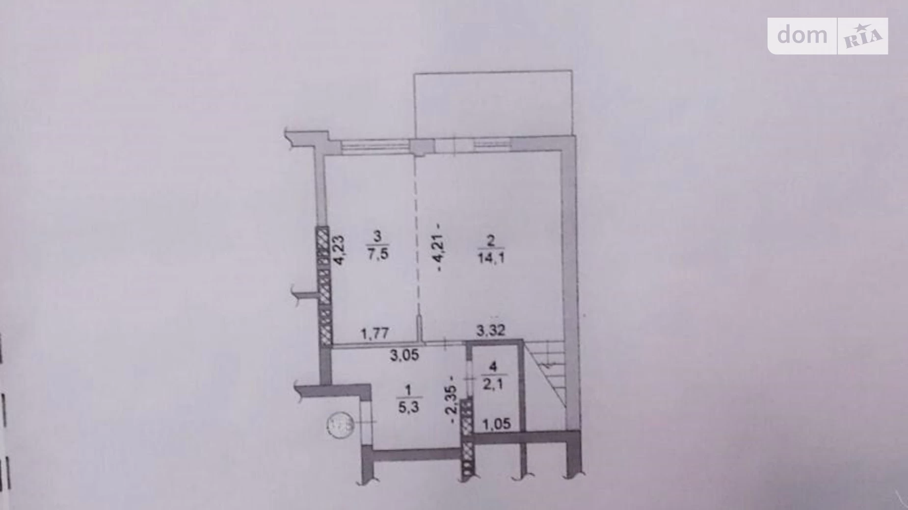 Продается 1-комнатная квартира 60 кв. м в Киеве, ул. Метрологическая, 58