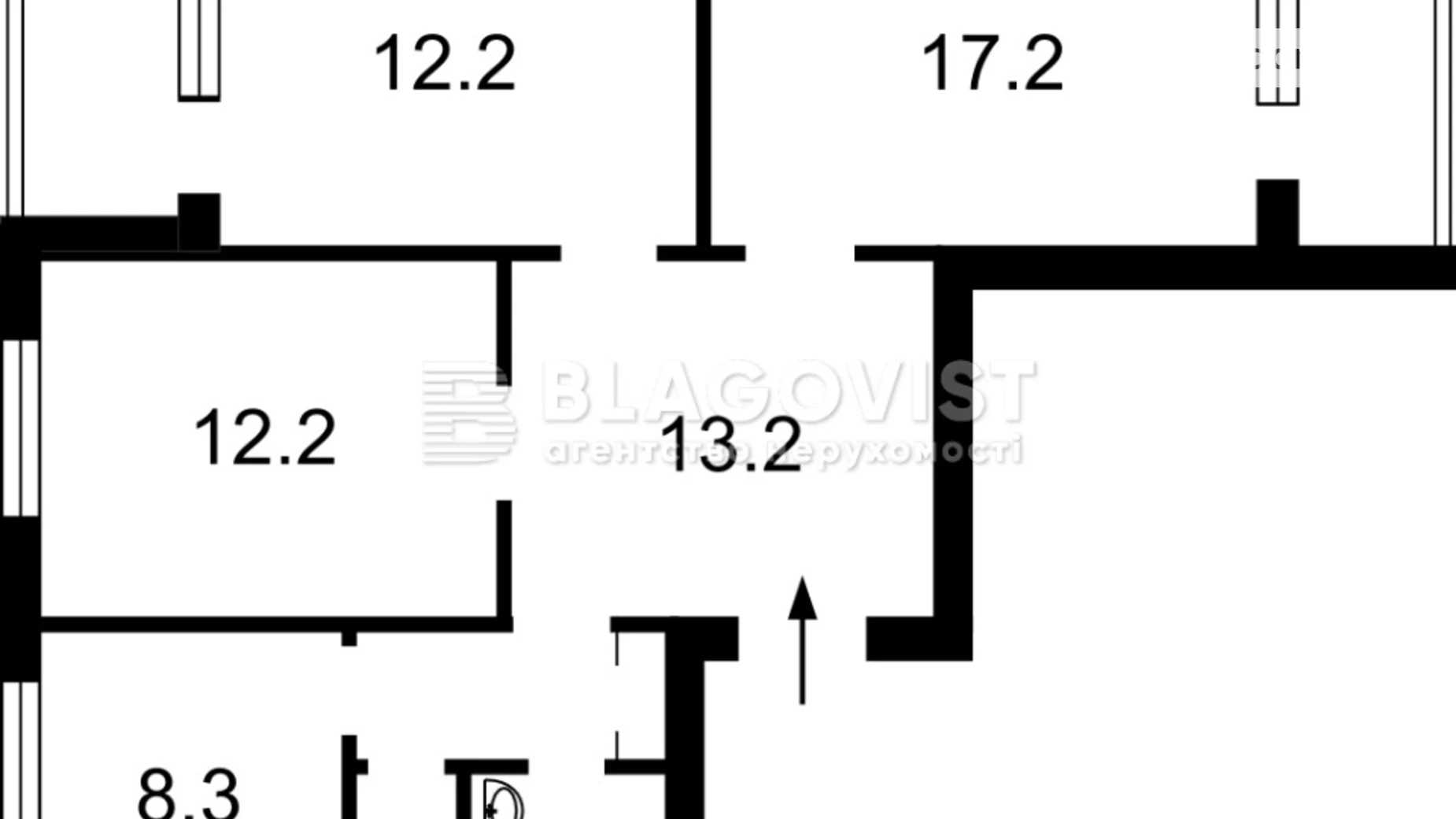 Продается 3-комнатная квартира 78 кв. м в Киеве, просп. Академика Палладина, 21