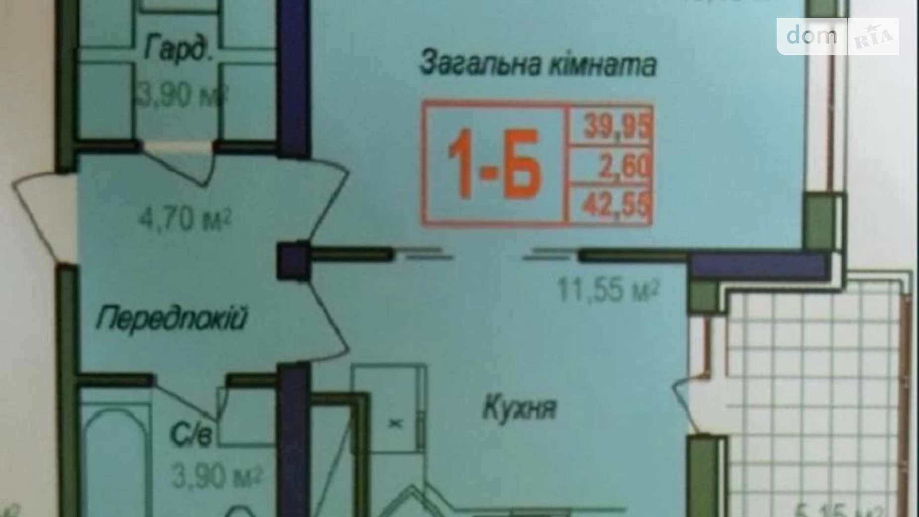 Продается 1-комнатная квартира 42 кв. м в Одессе, ул. Героев Крут, 27А - фото 3