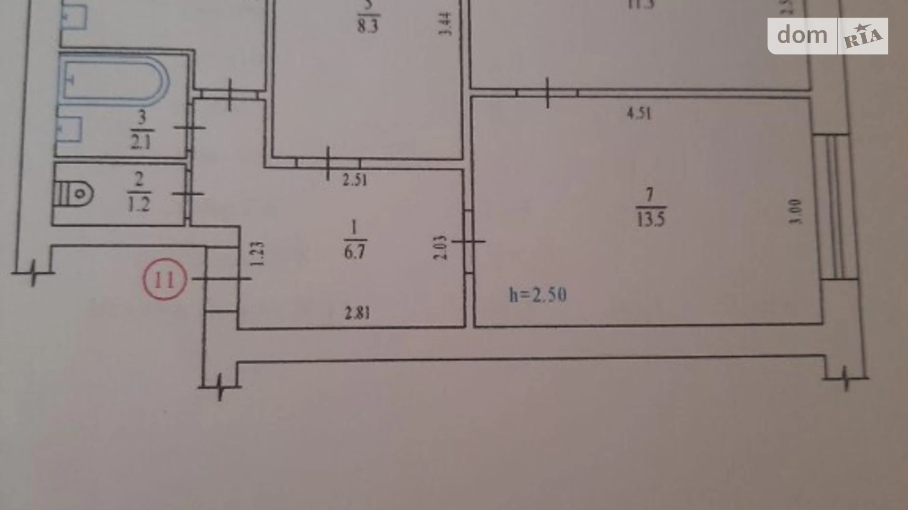 Продается 3-комнатная квартира 51.3 кв. м в Полтаве, цена: 37000 $ - фото 19