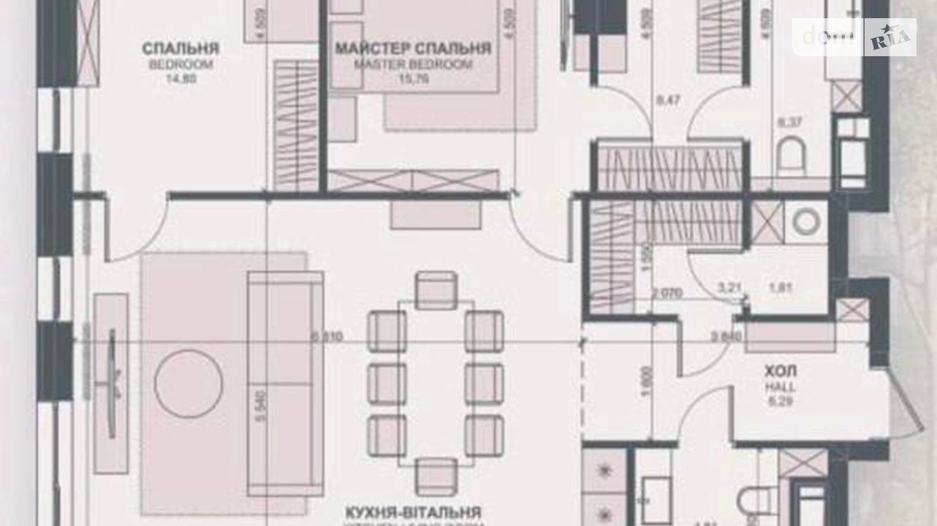 Продається 3-кімнатна квартира 100 кв. м у Києві, вул. Василя Тютюнника, 39/2